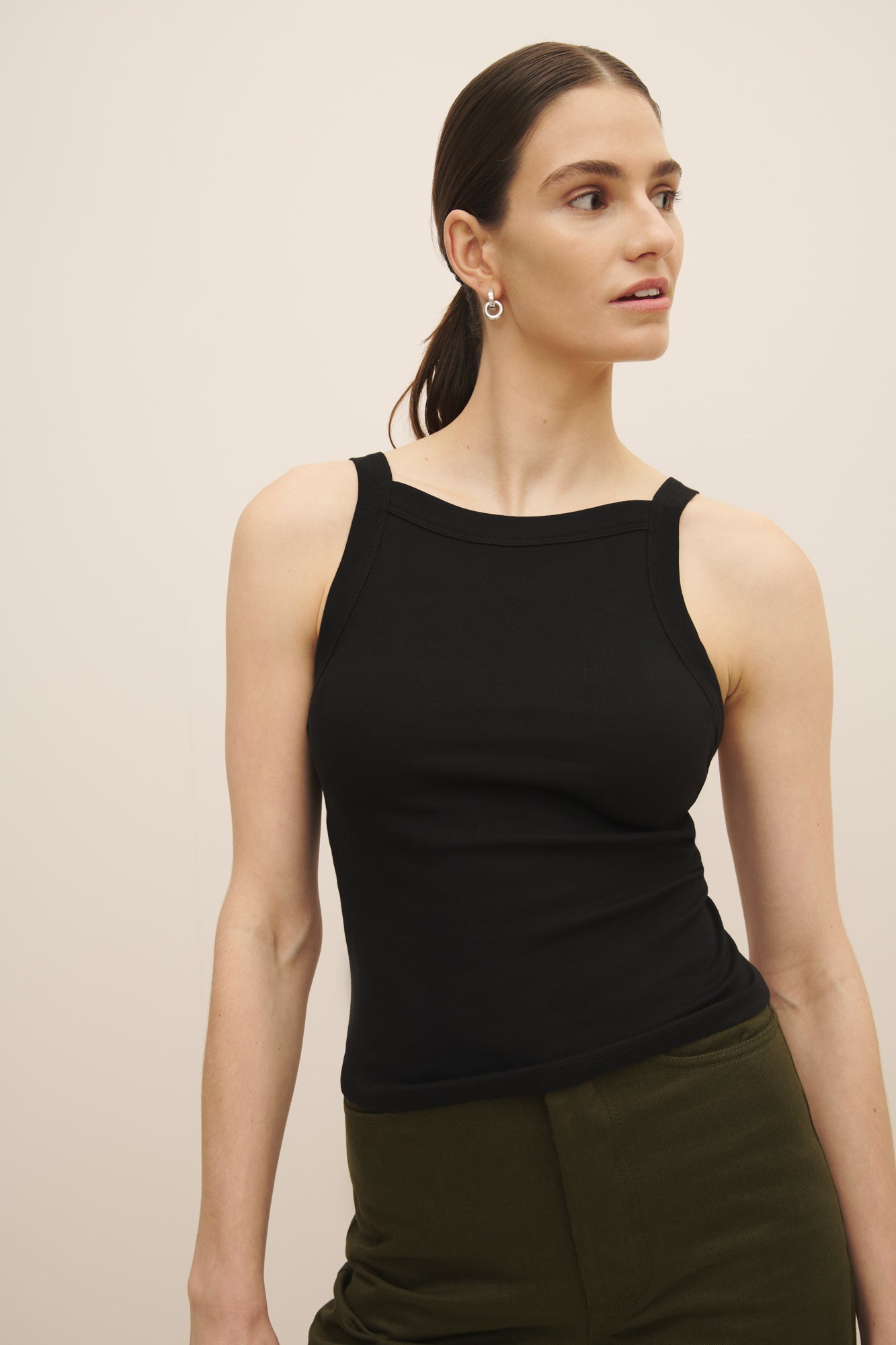 Low Back Cami - Black – HIGHS AND LOWS