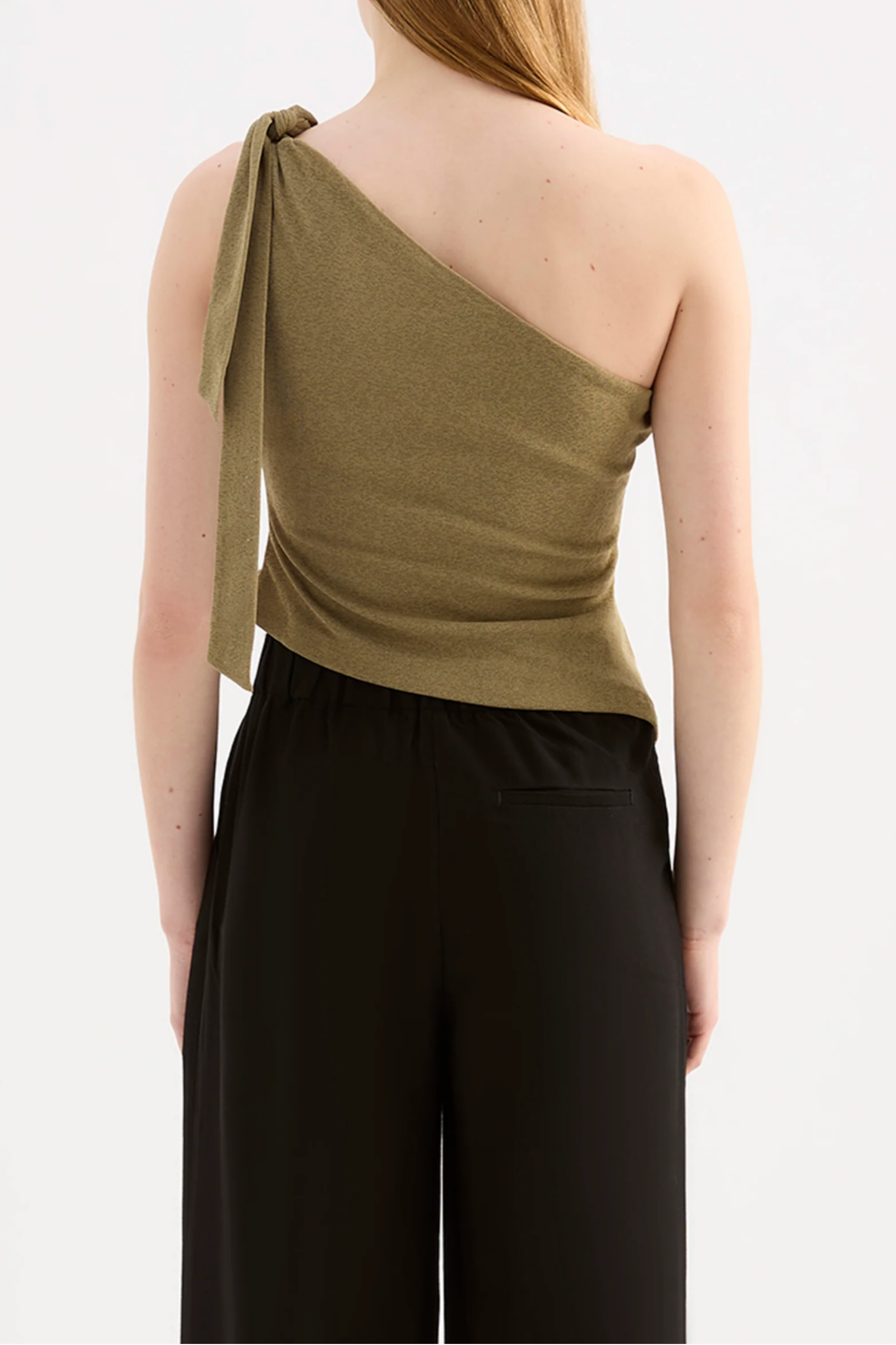 Fiora Mesh Top Deep Olive
