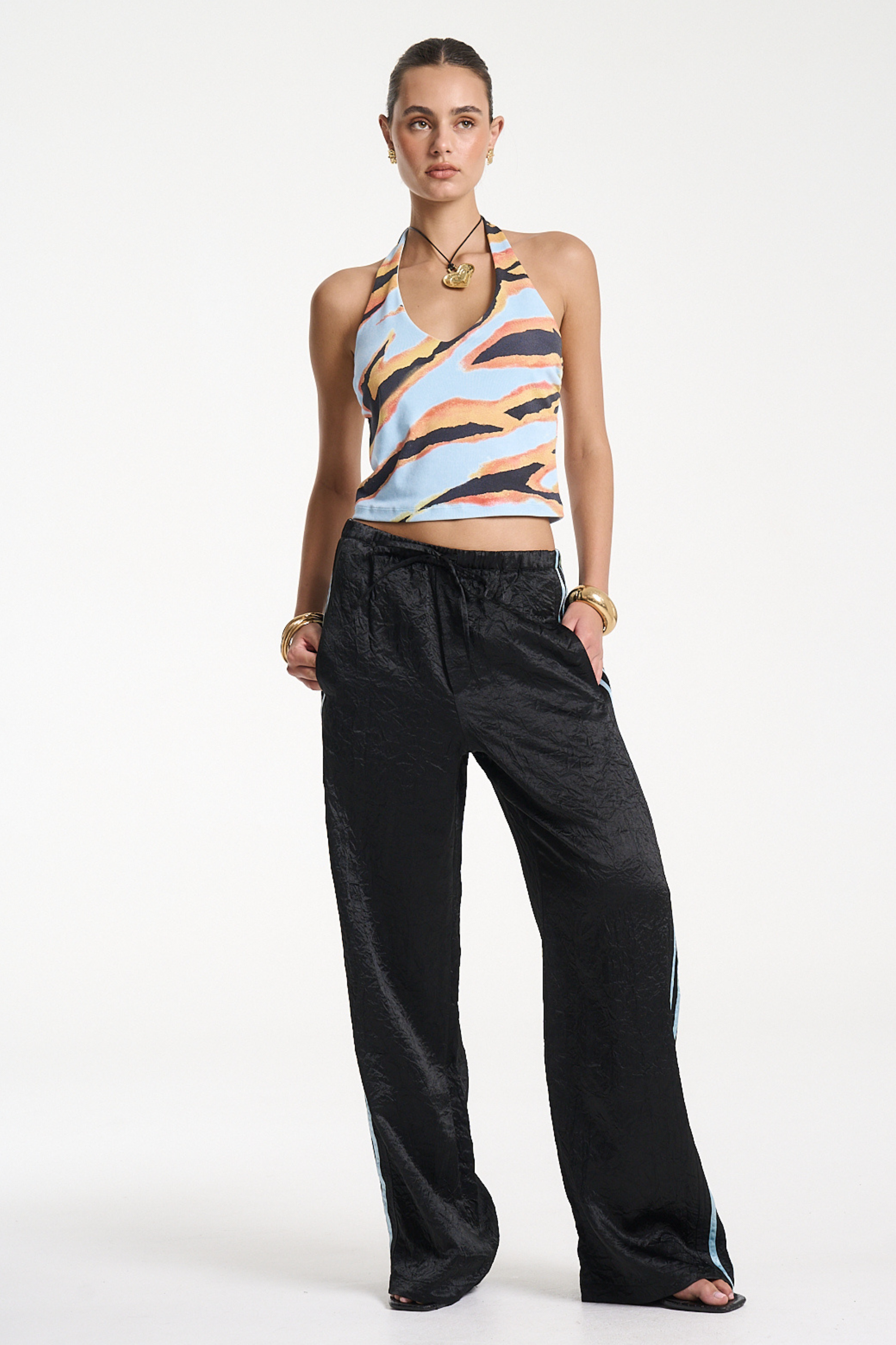 Boxer Pant Black/Blue