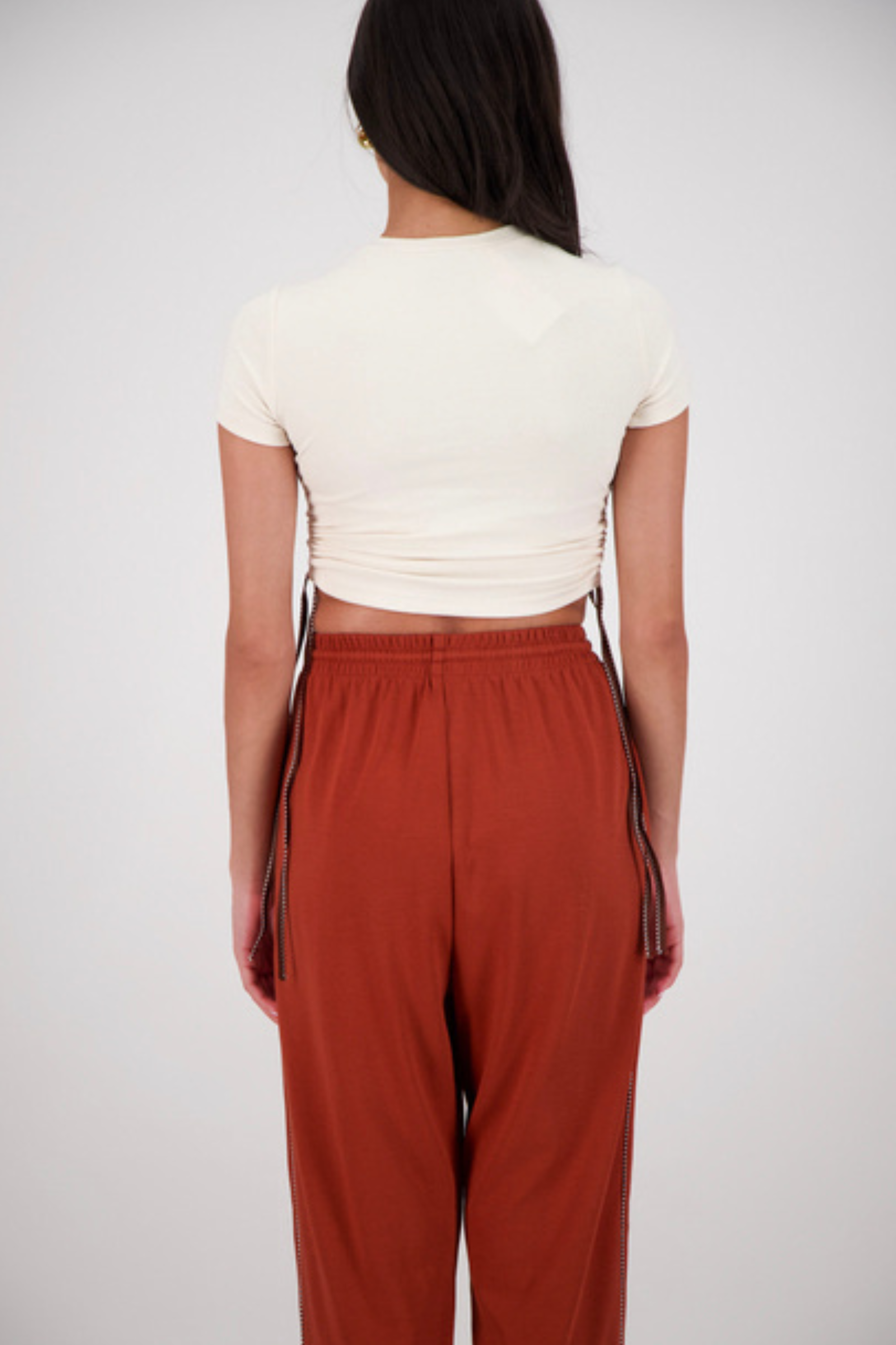 Playa Cropped Tshirt Oatmeal