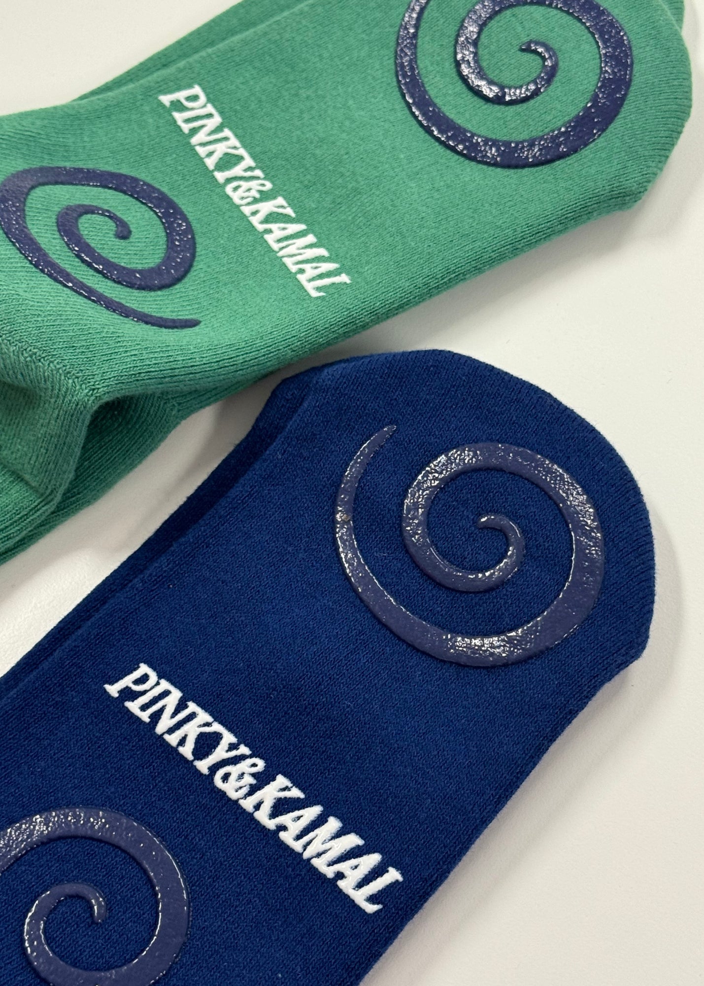 Pilates Spiral Grip Sock Deep Ocean