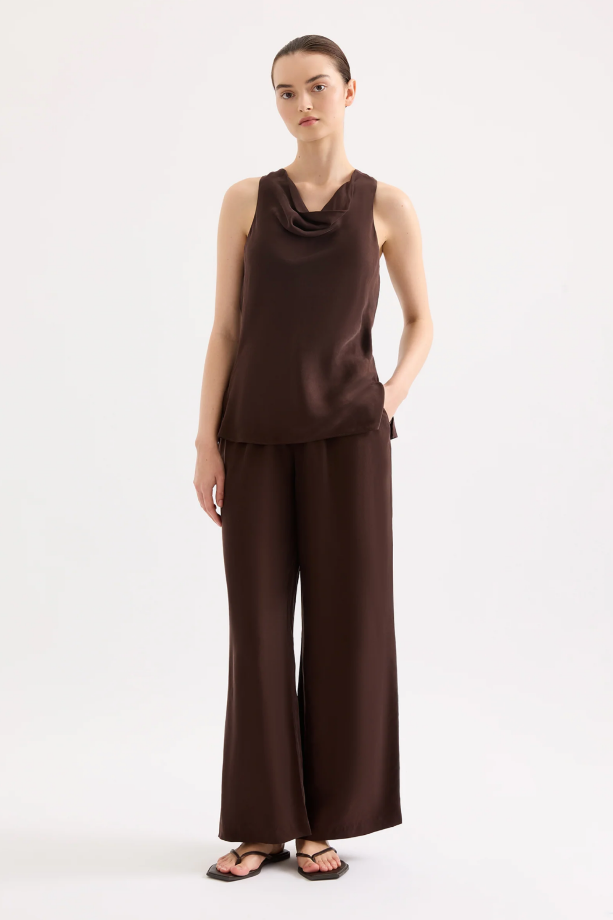 Raven Cupro Pant Raisin