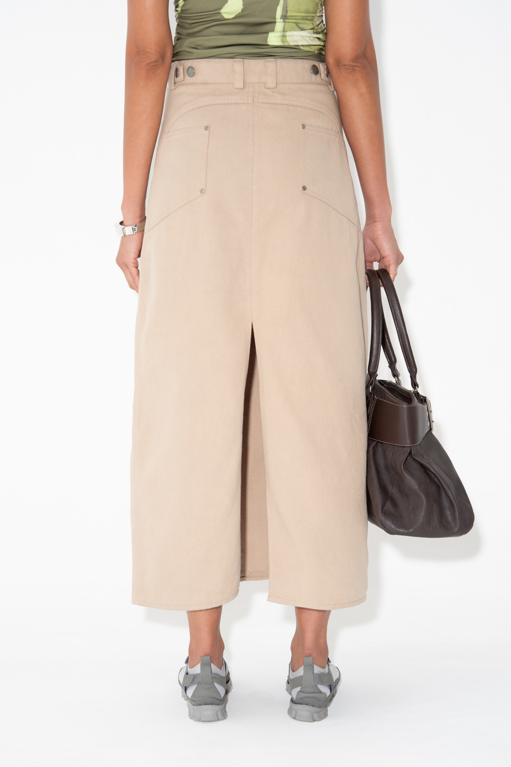 Full-Length Barrel Skirt Neutral