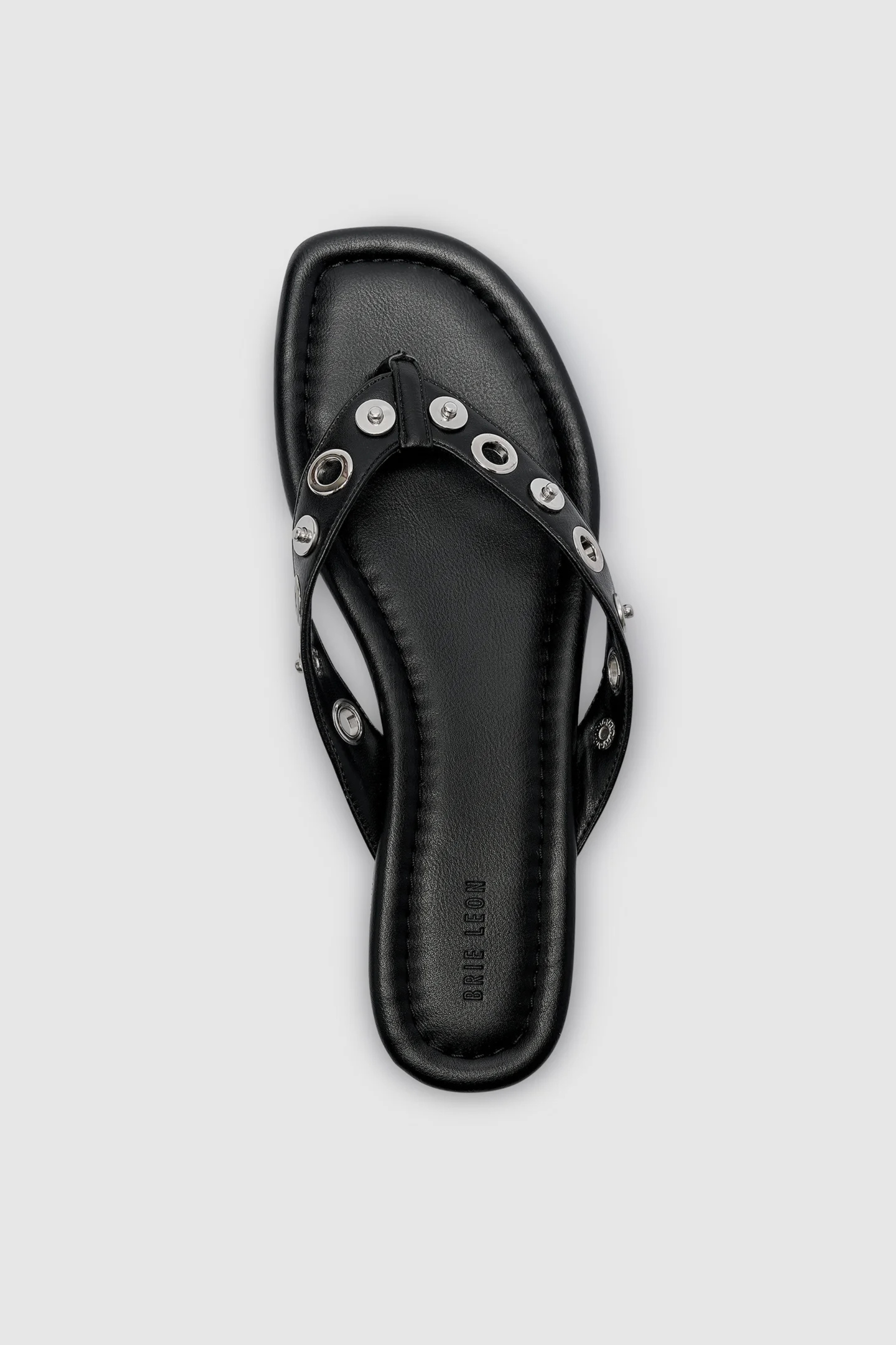 Eyelet Sandal Black