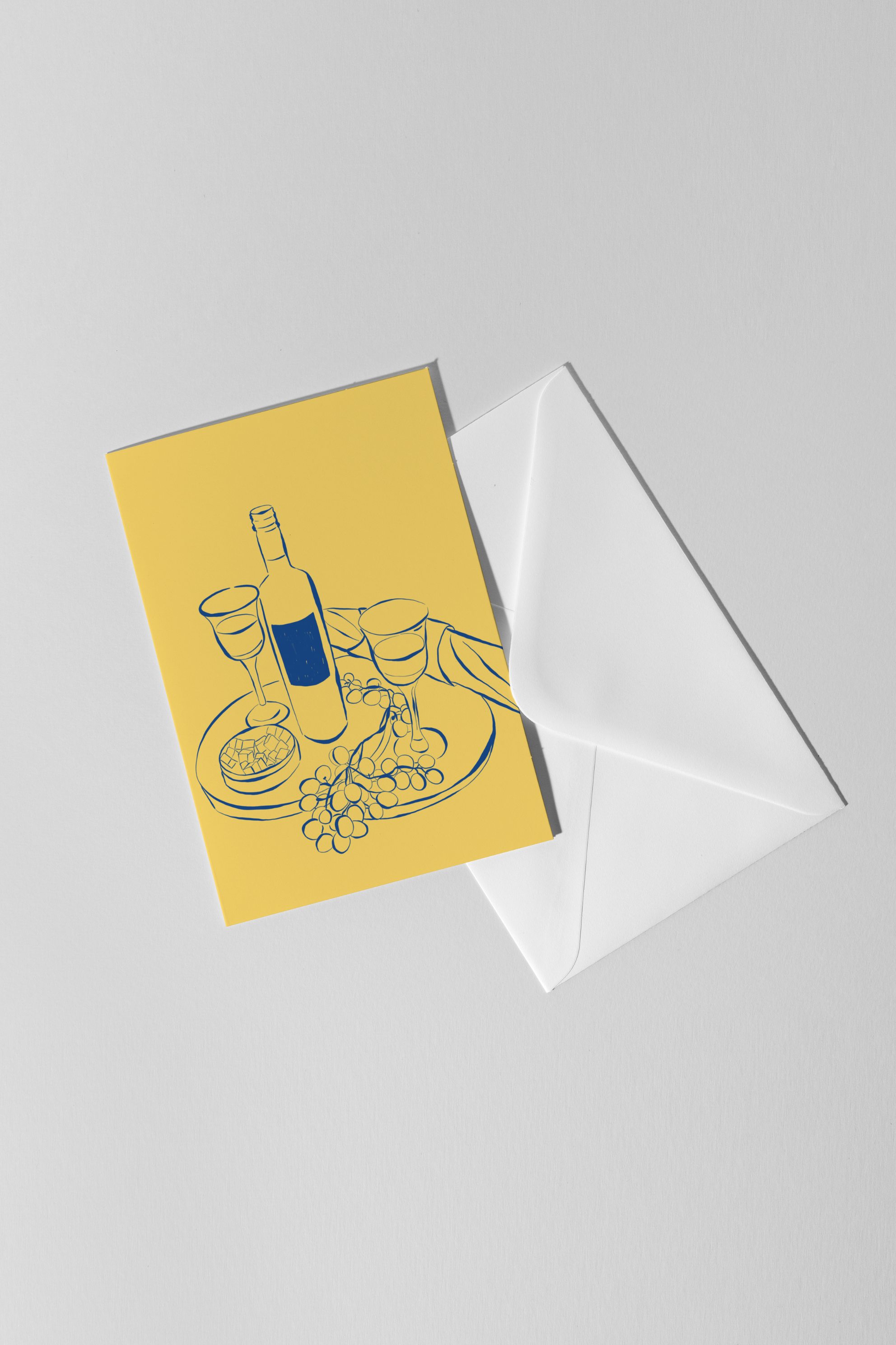 Yellow Still Life Greeting Card