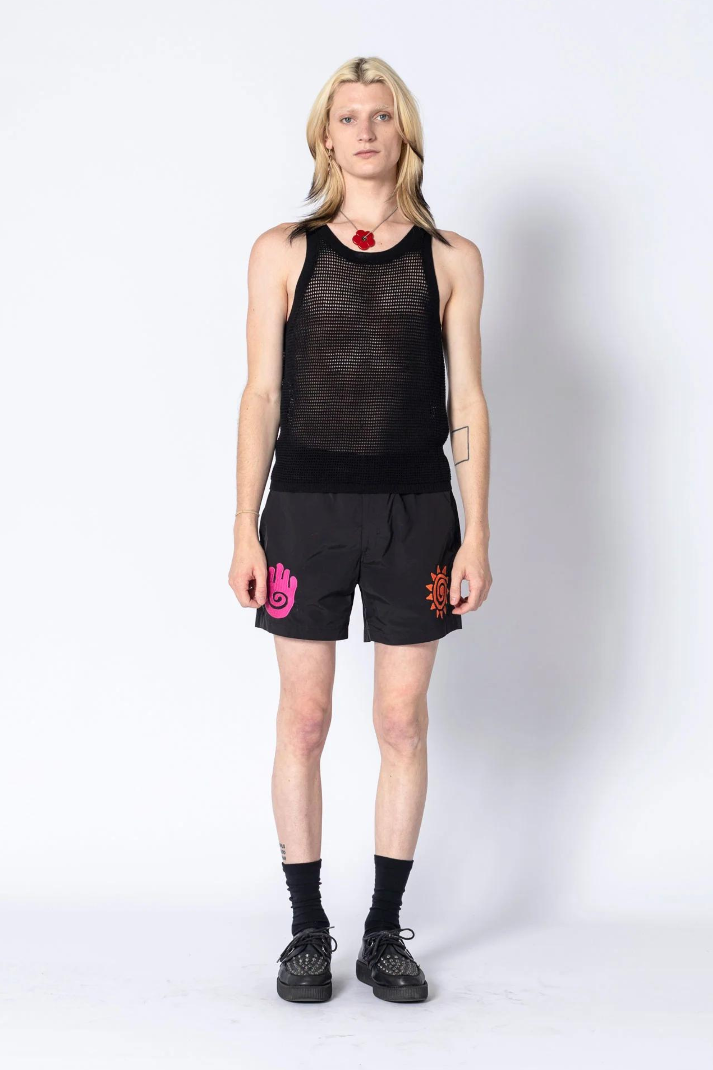 Black Mesh Tank