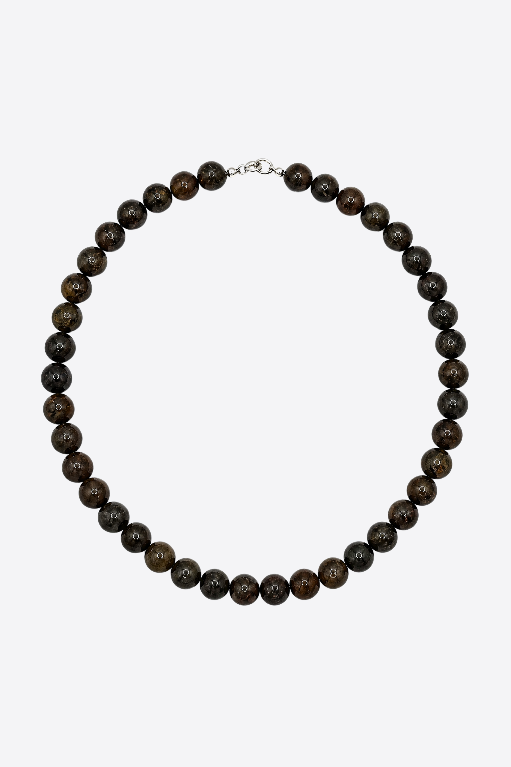 Beaded Bronzite Necklace