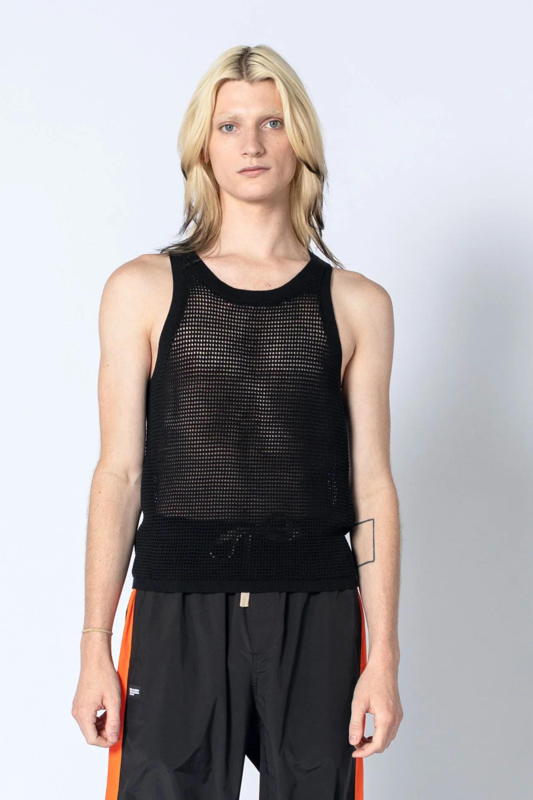 Black Mesh Tank