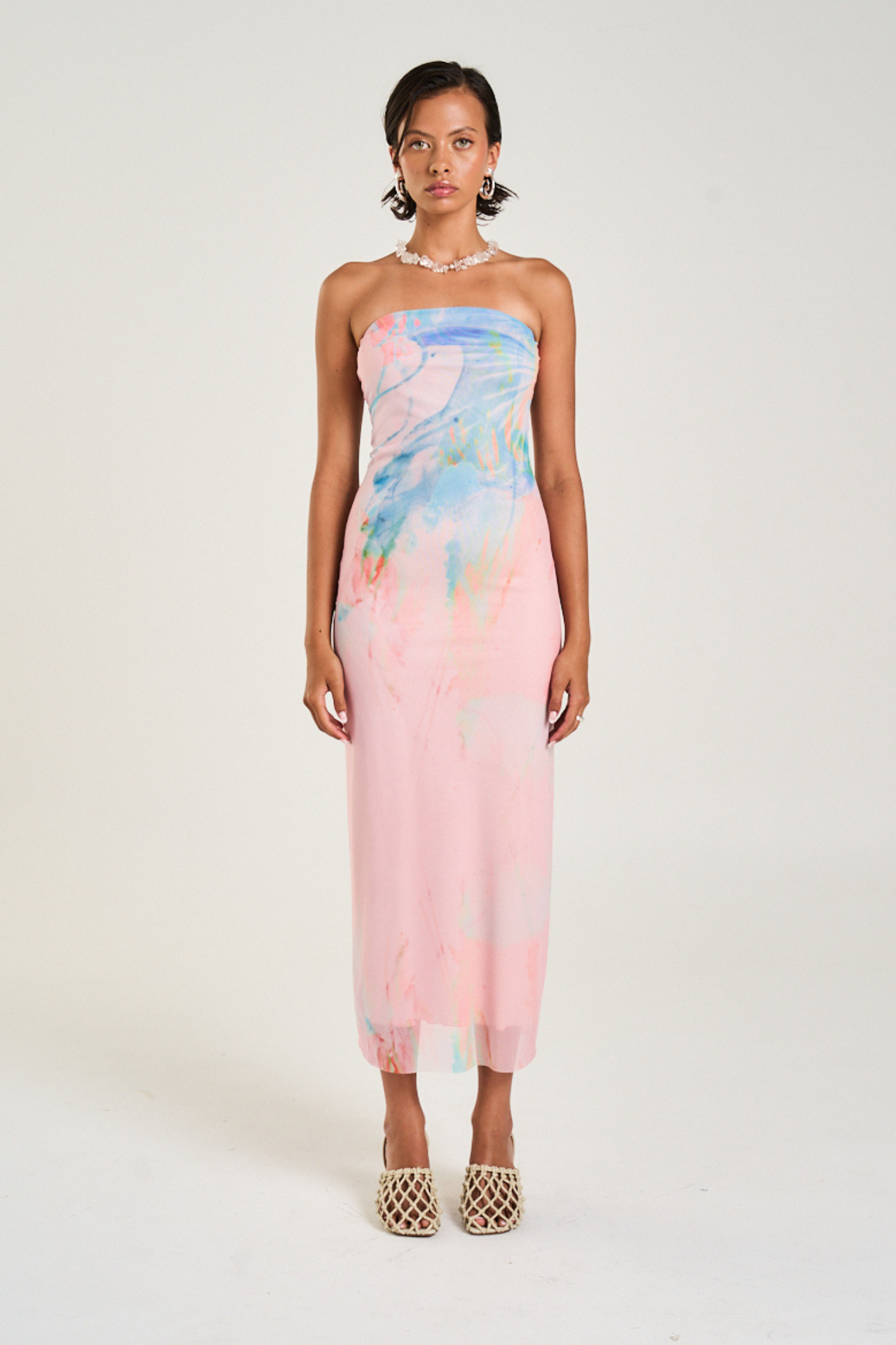 Strapless Mesh Dress Meduse Phase