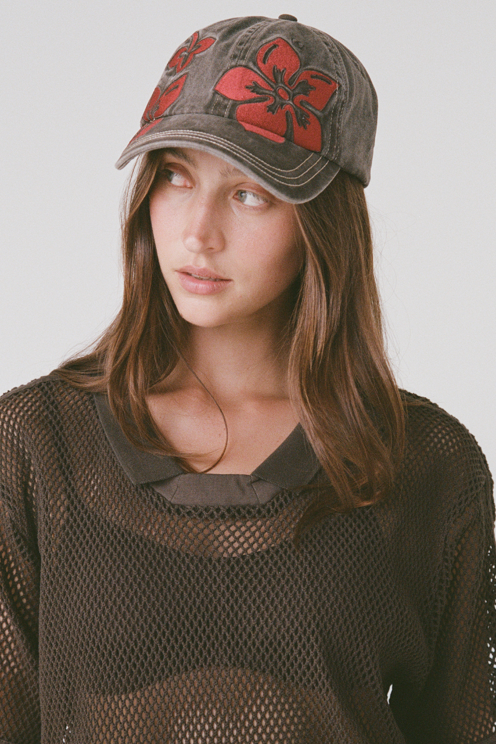 Hibiscus Cap	Washed Brown