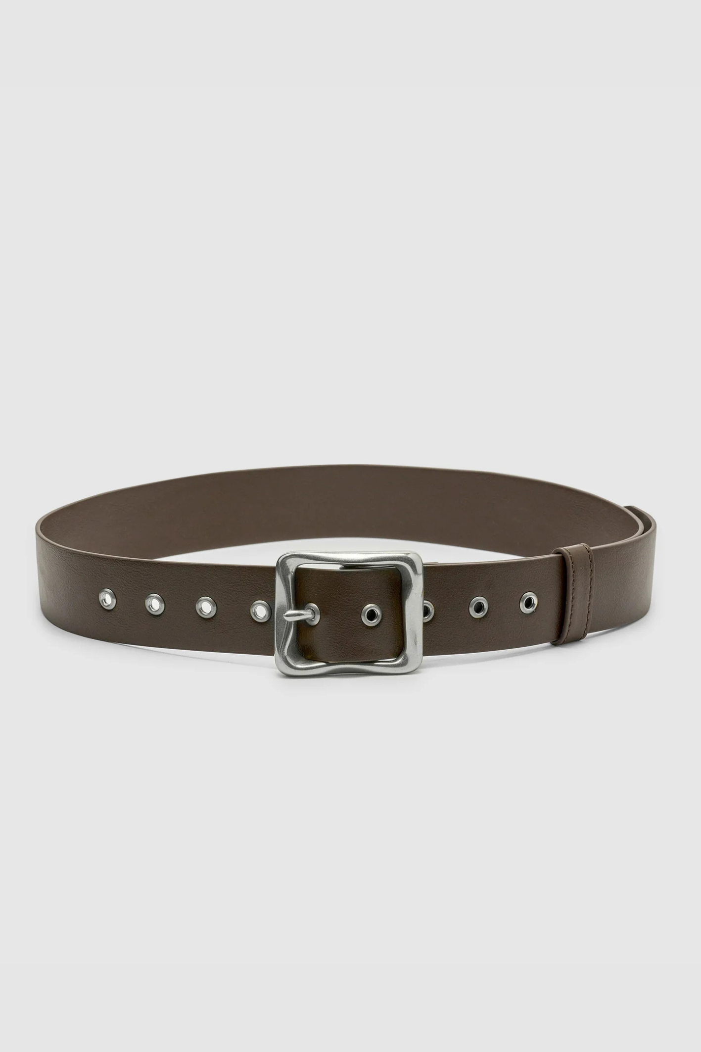 Everyday Belt Chocolate / Silver