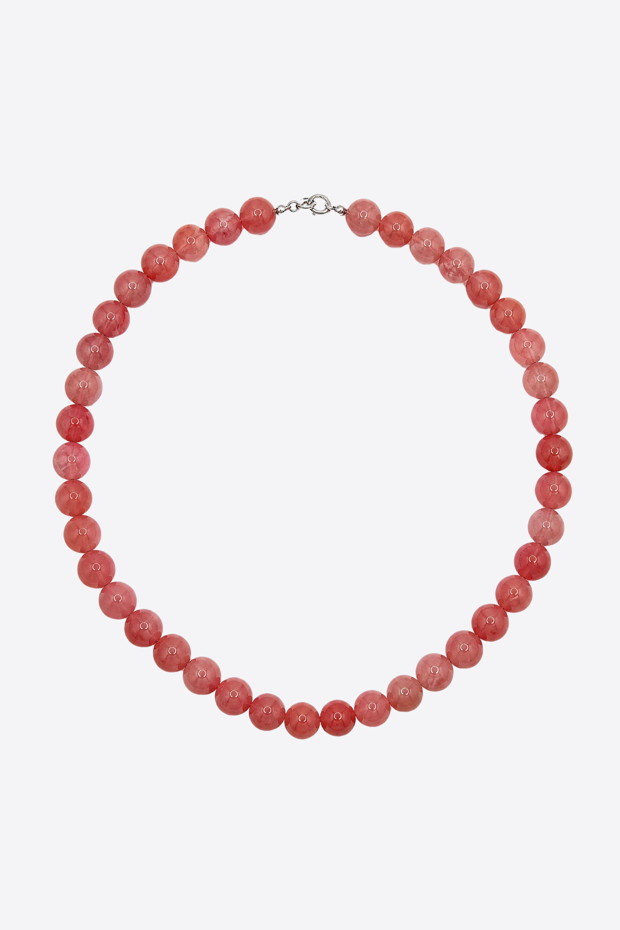 Beaded Cherry Quartz Necklace