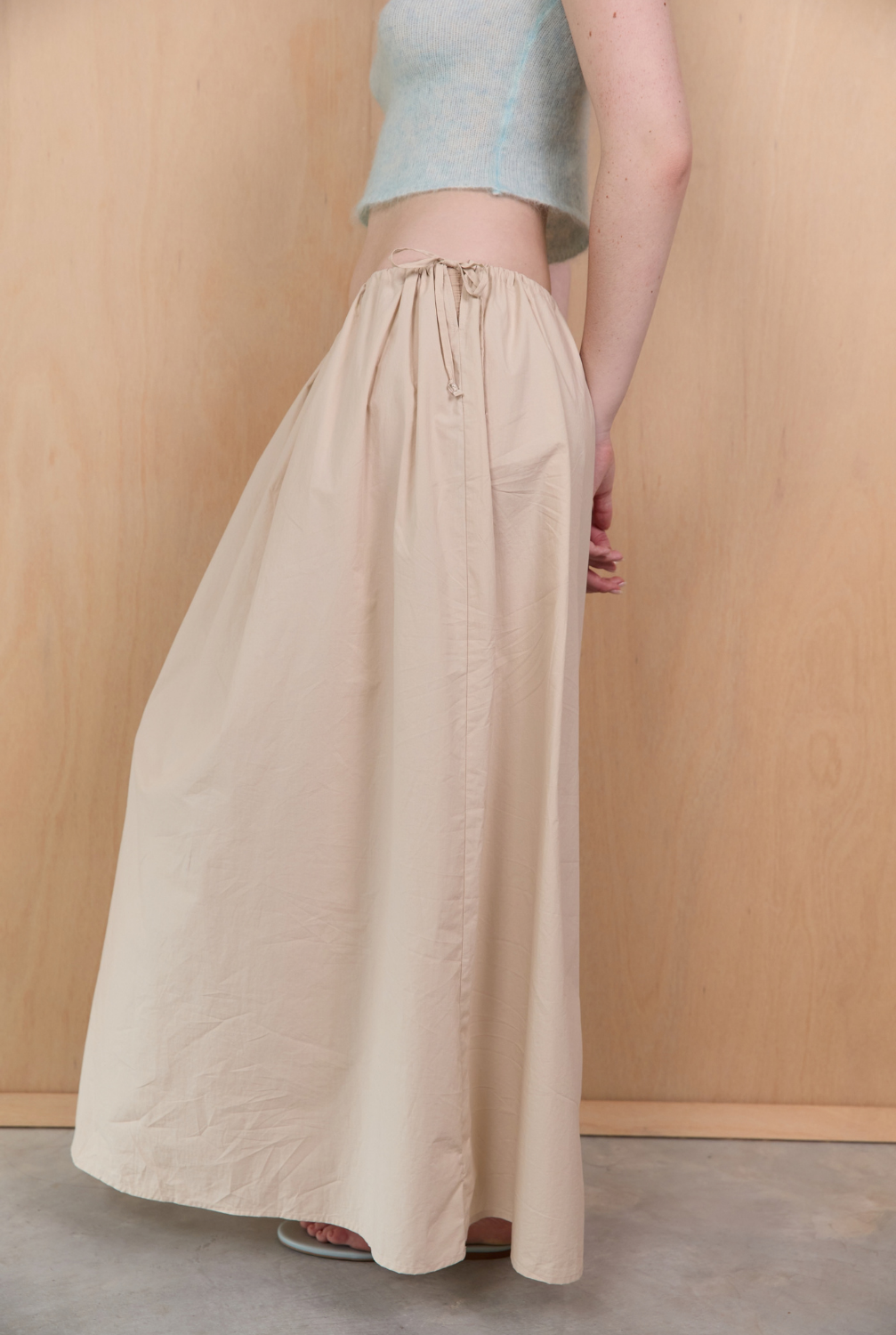 Side Tie Skirt Birch
