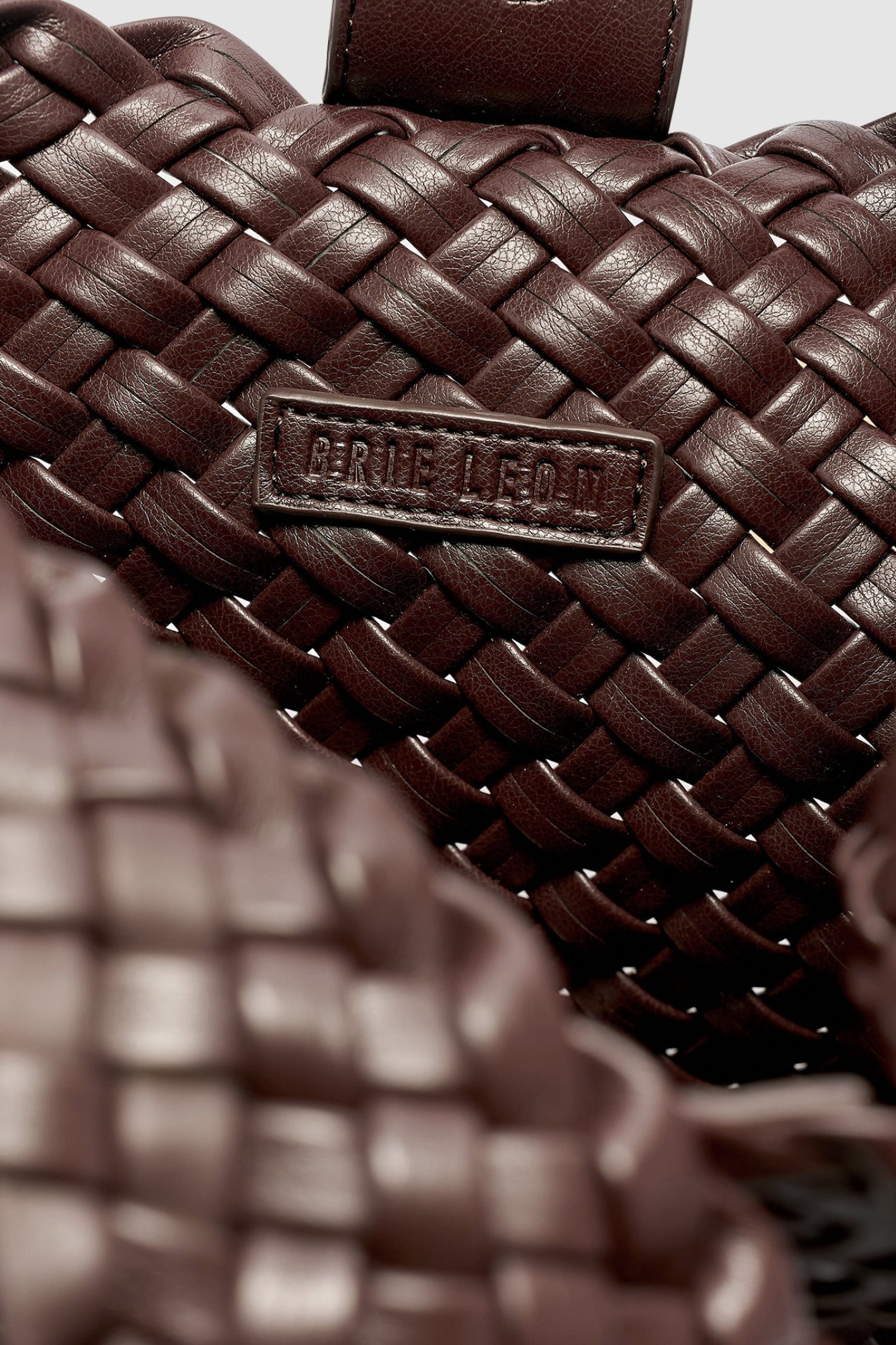 Luca Woven Crossbody Chocolate
