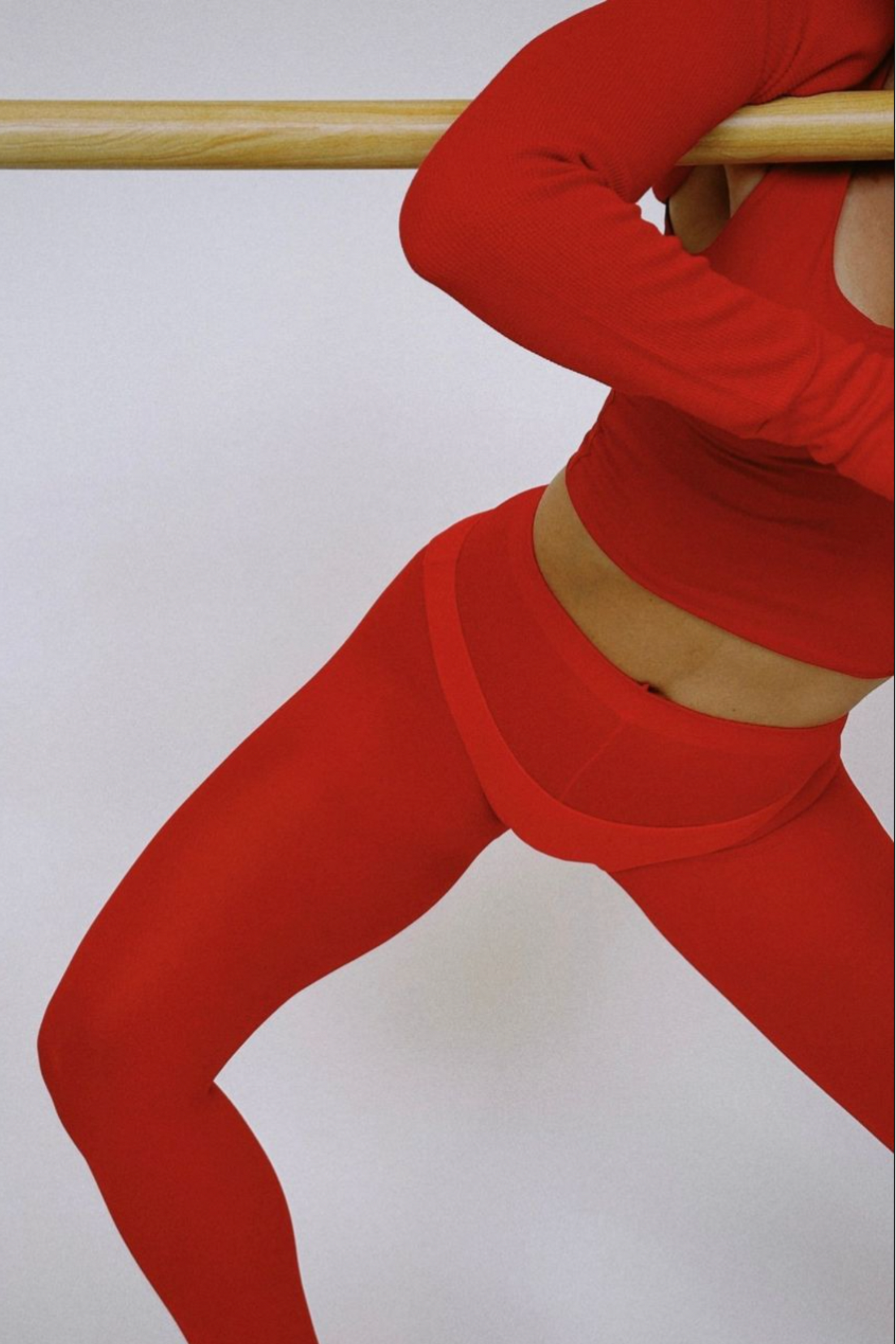Solid Tights Red