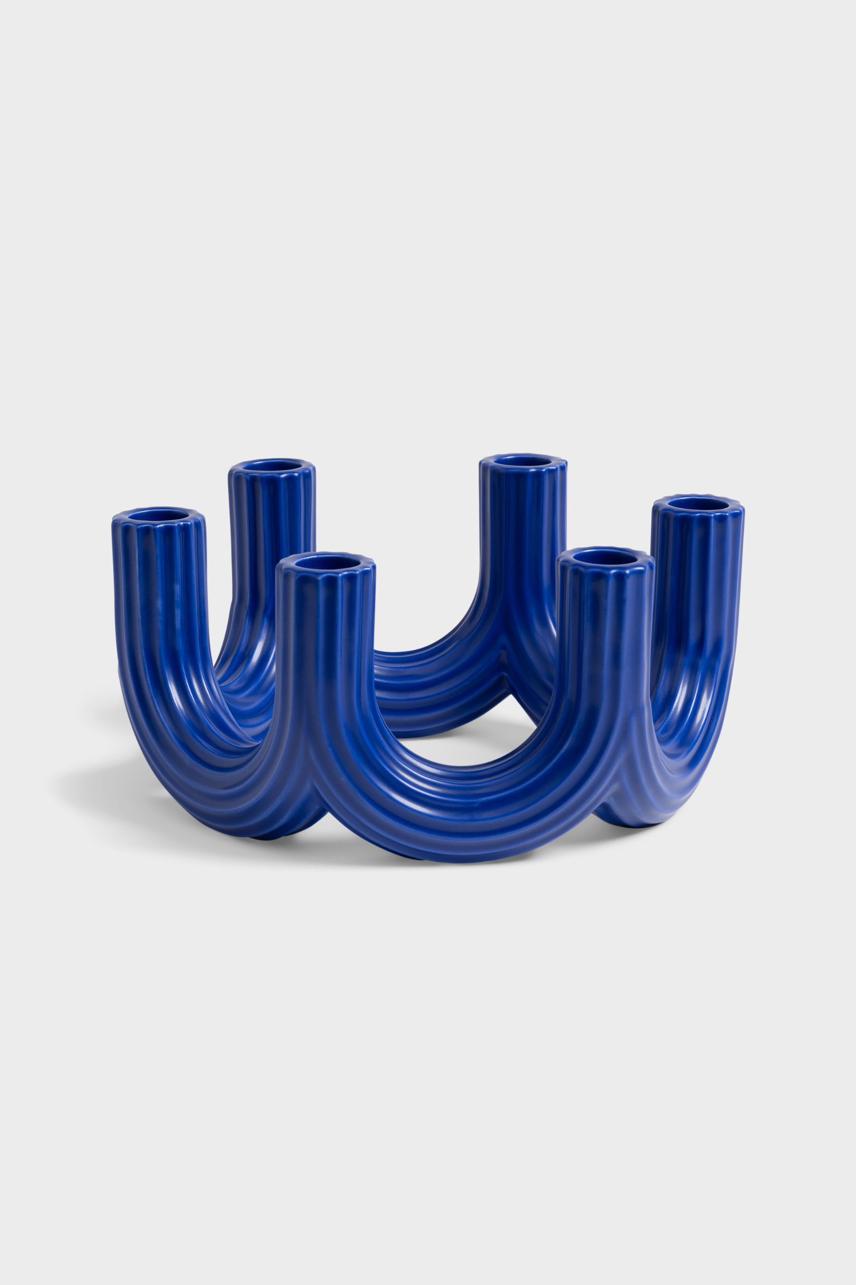 Candle Holder Churros Blue