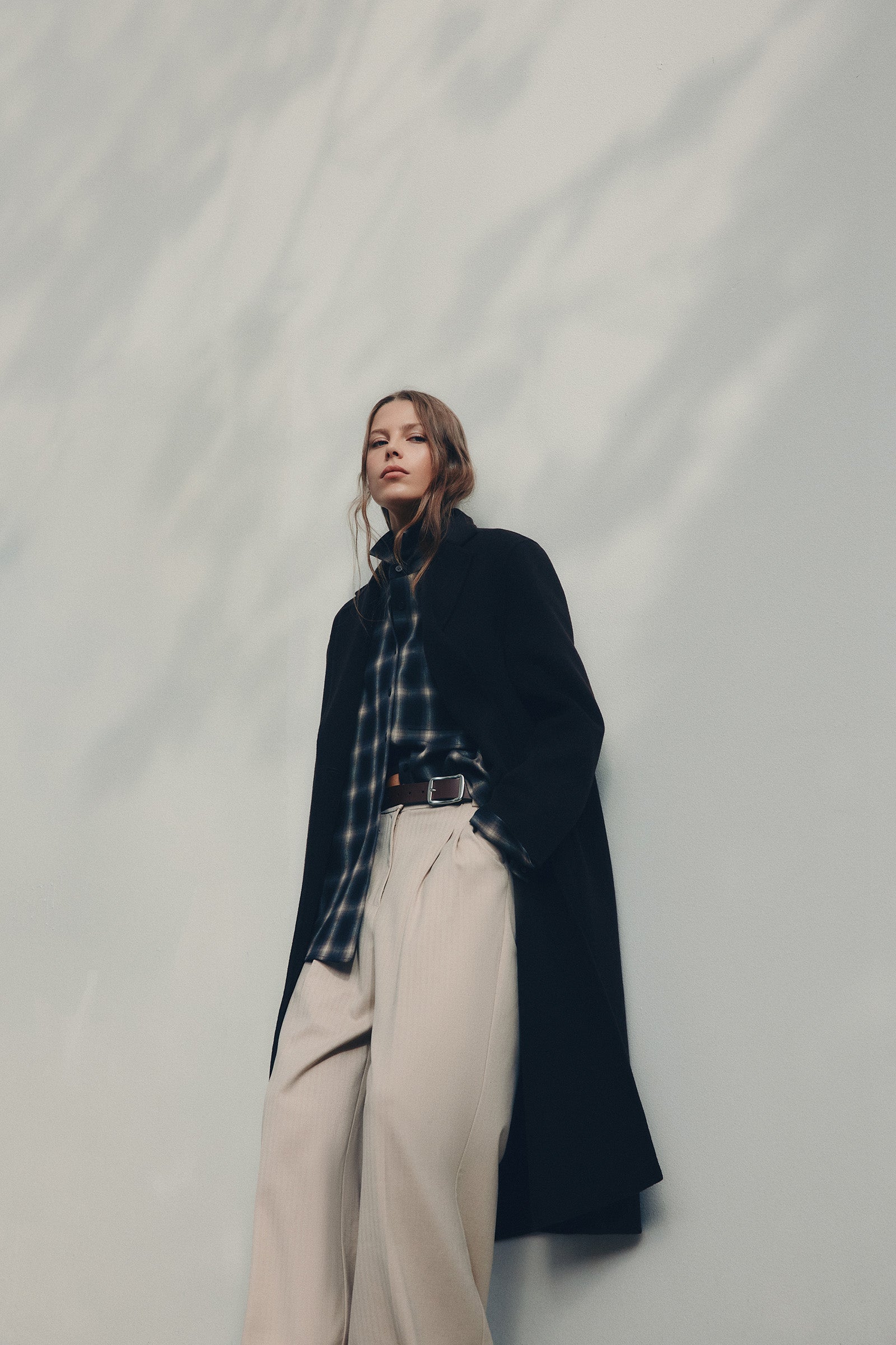 Riley Wool Coat Espresso