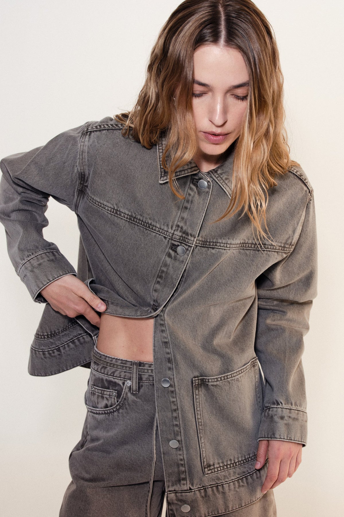 Soren Denim Jacket Stone