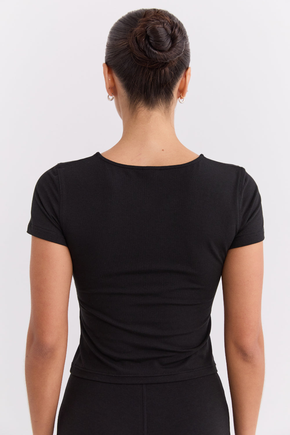 Beaded Tee - Black