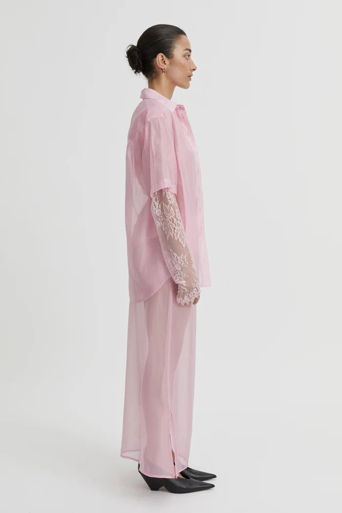 Cora Short Sleeve Shirt Pink