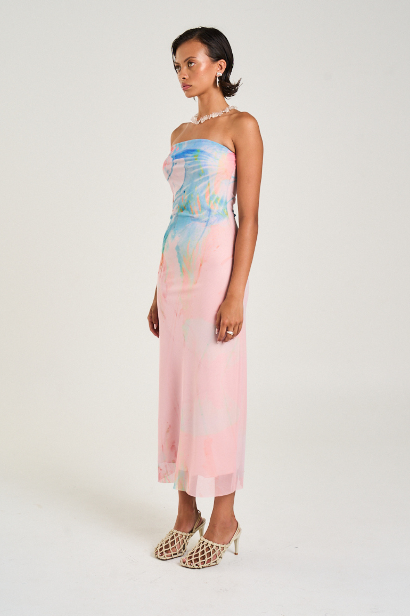 Strapless Mesh Dress Meduse Phase