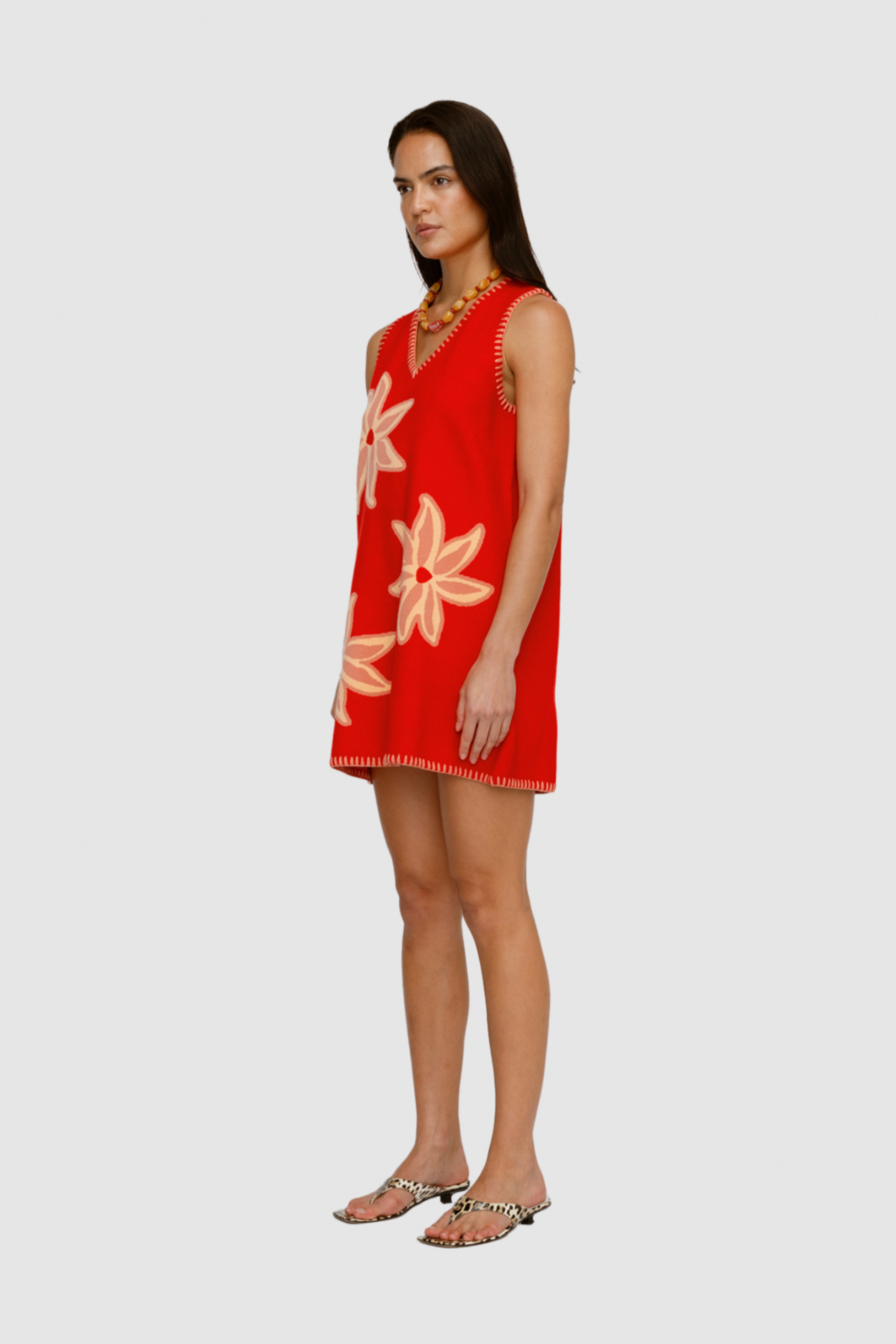 Aggie Mini Dress Rojo
