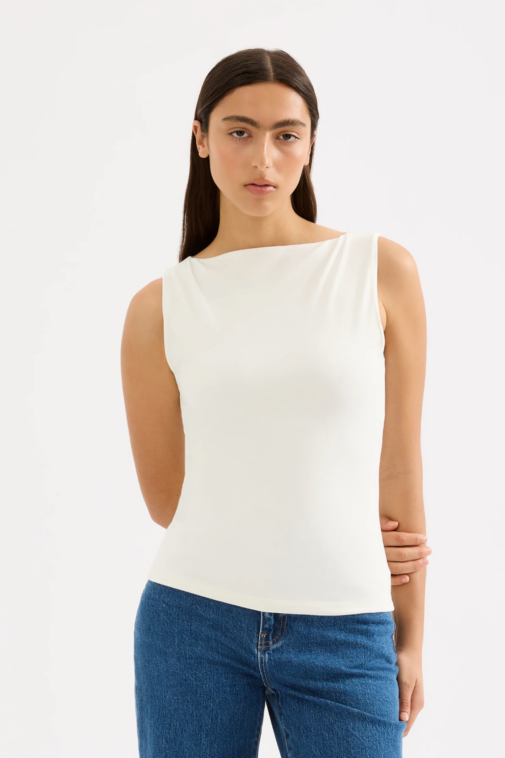 Lois Organic Tank White