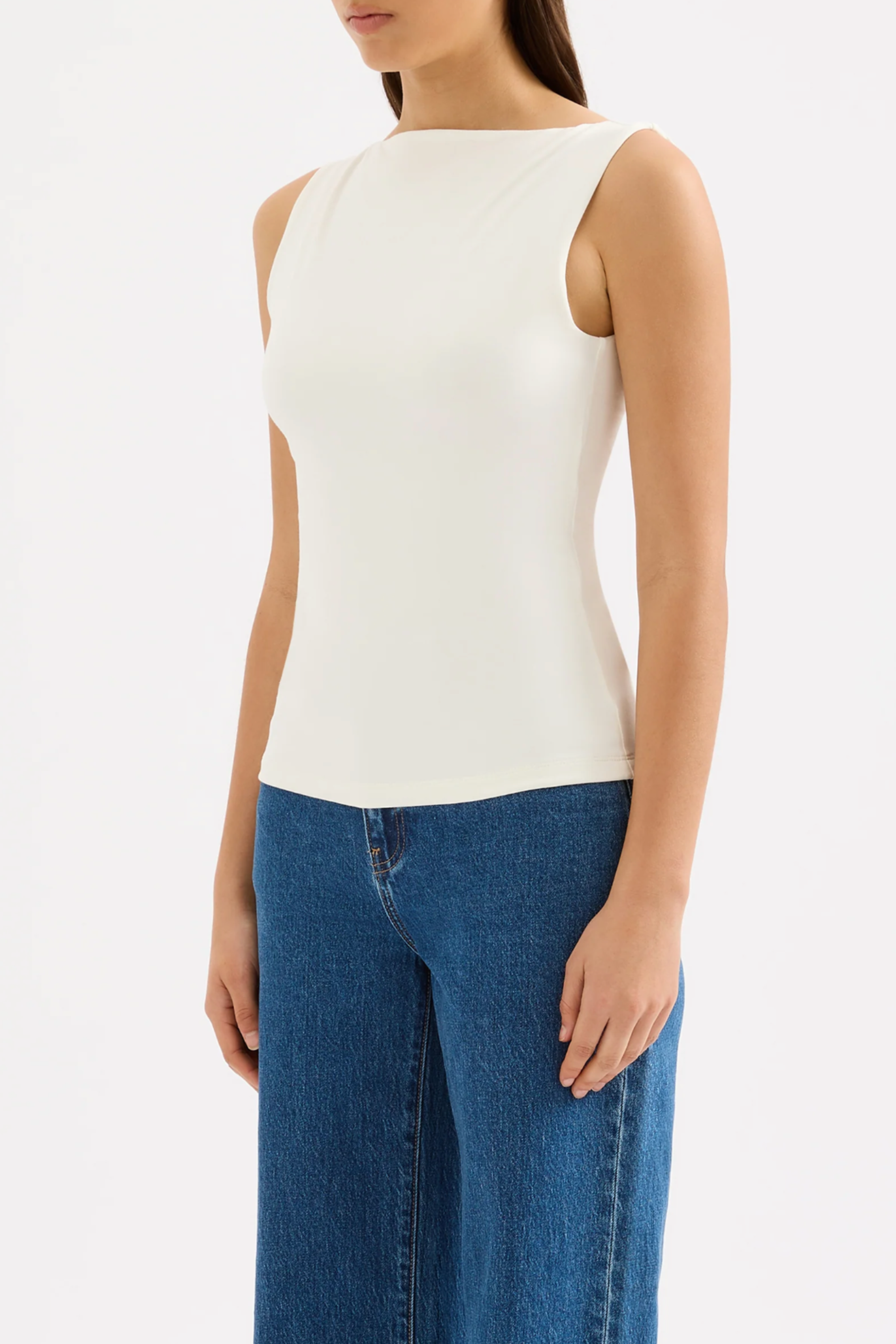 Lois Organic Tank White