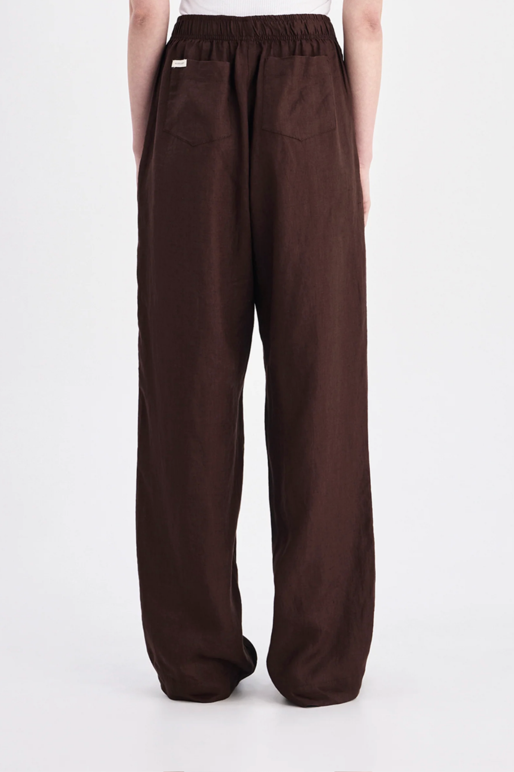 Lounge Linen Pant Chocolate