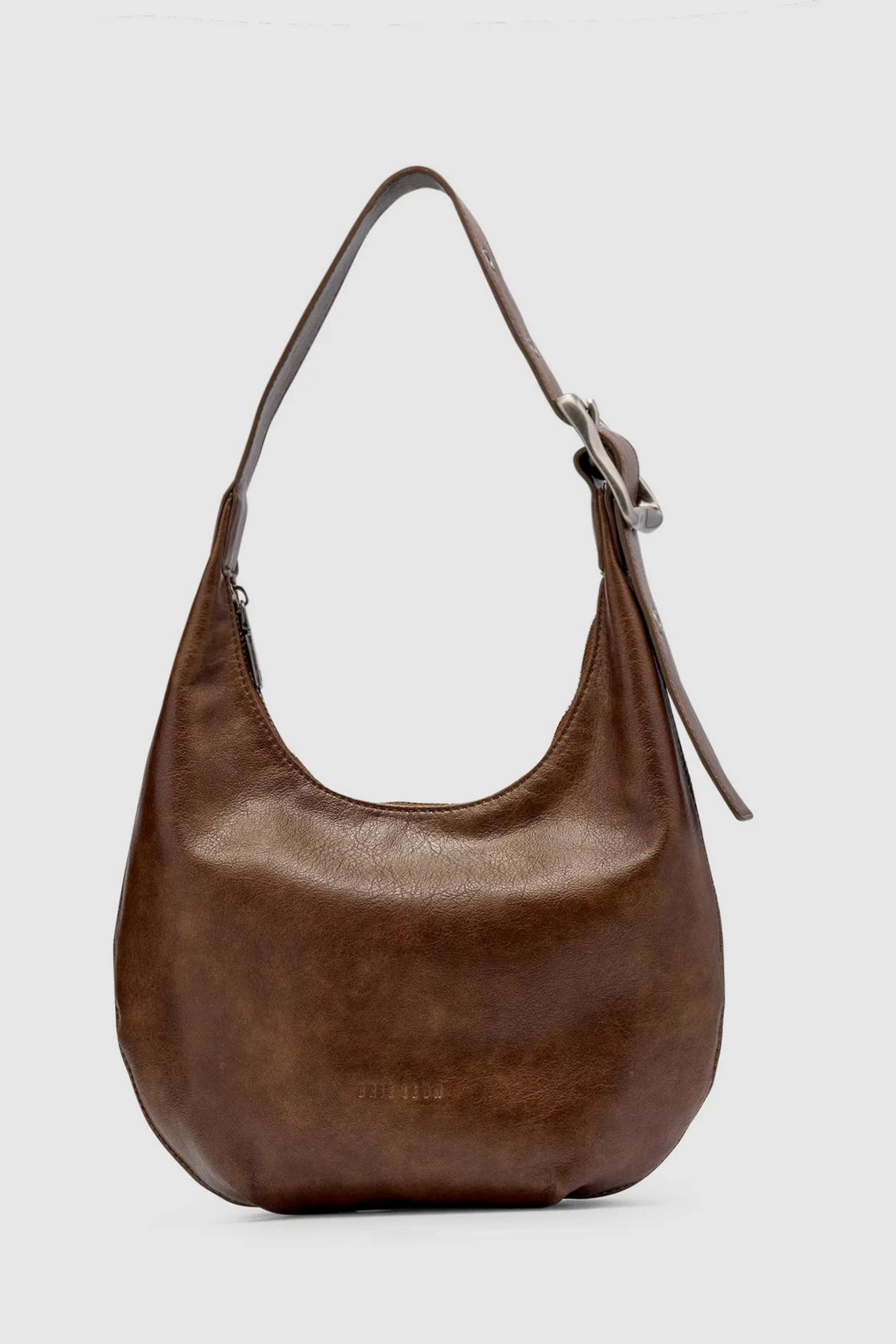 Everyday Croissant Bag Worn Chocolate