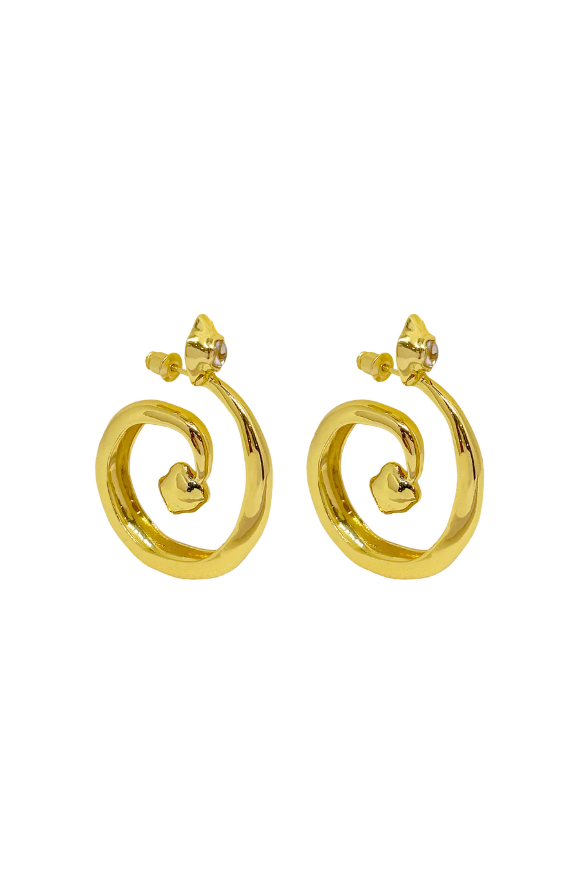 Gaia Earrings Gold