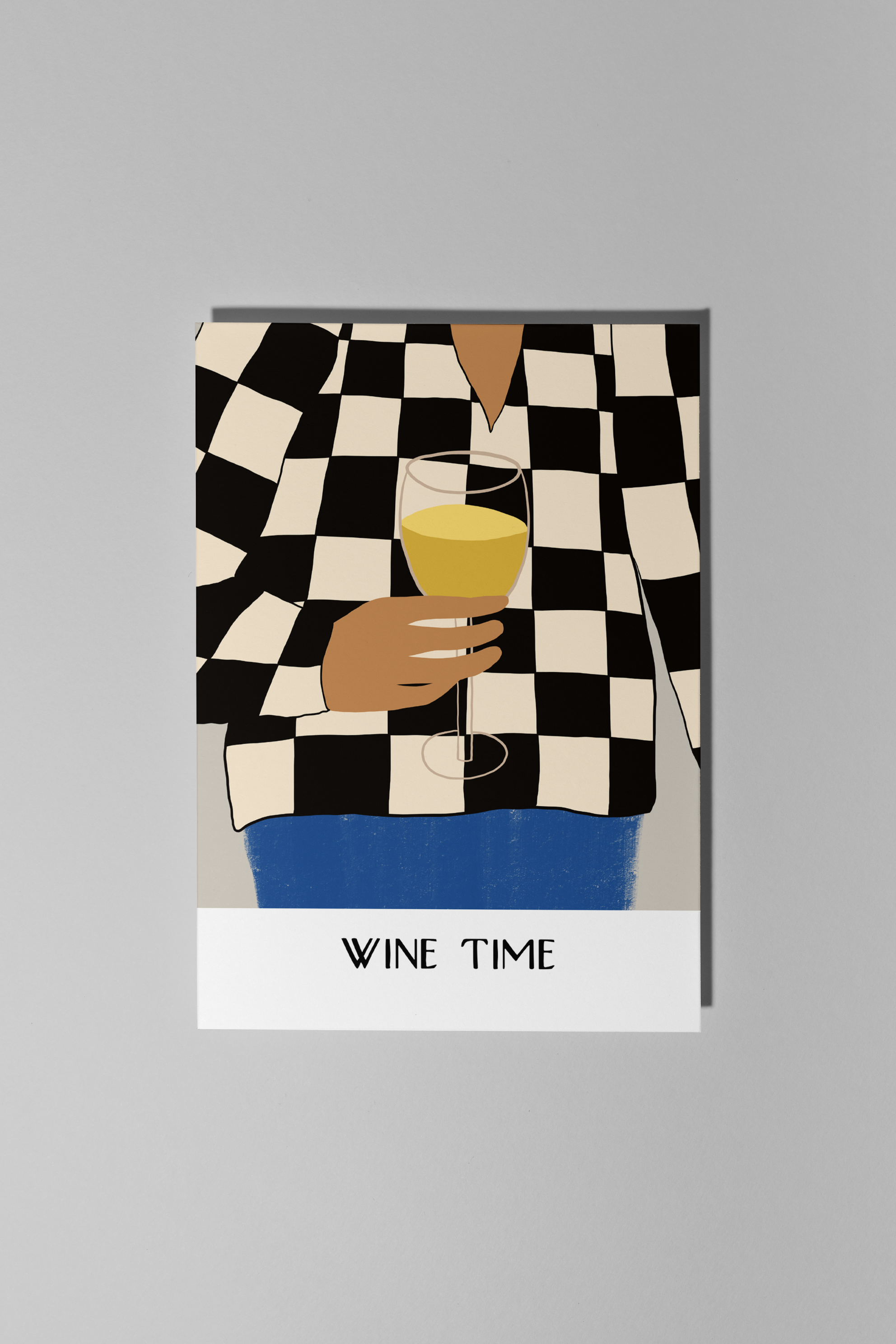 Wine Time Greeting Card