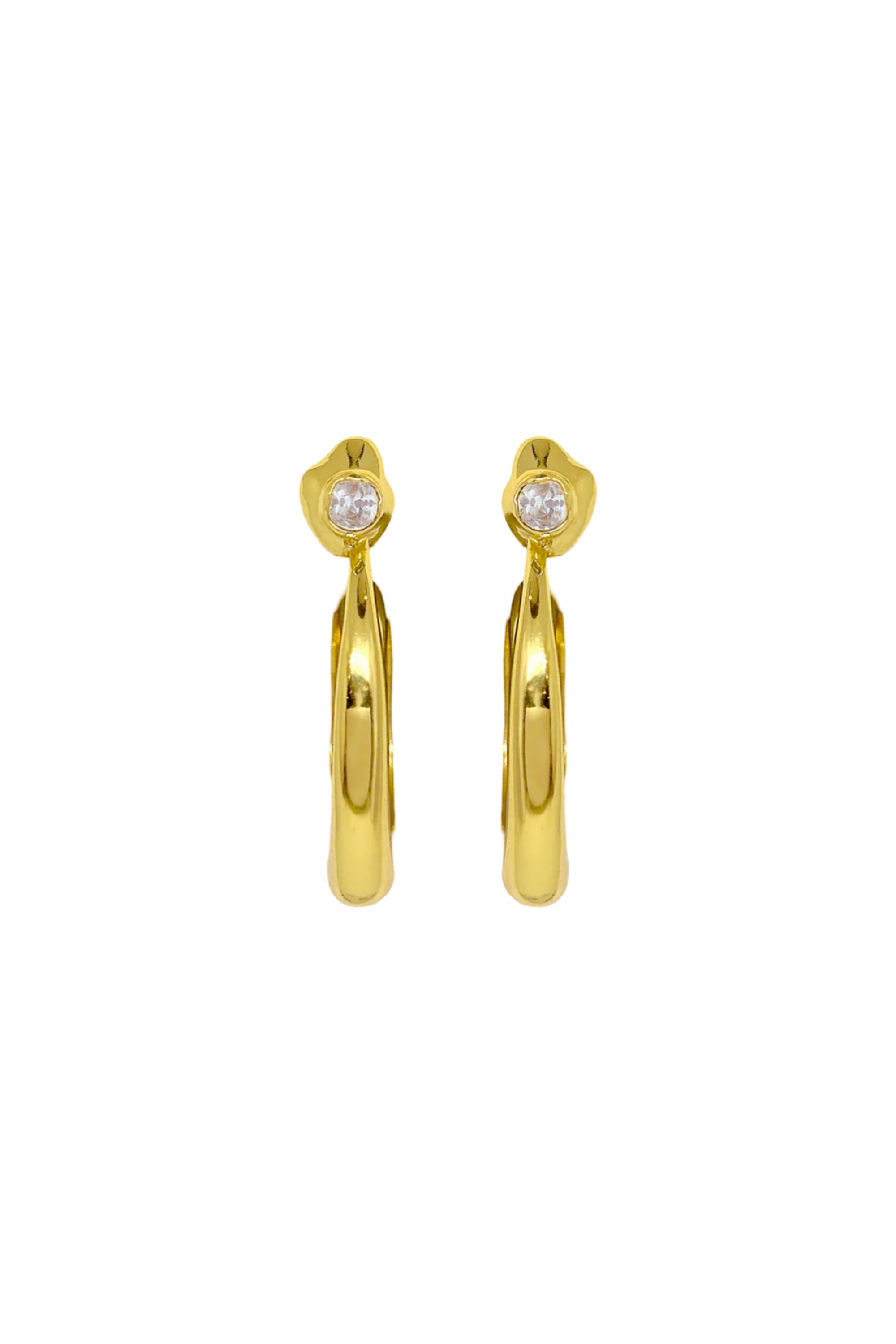 Gaia Earrings Gold