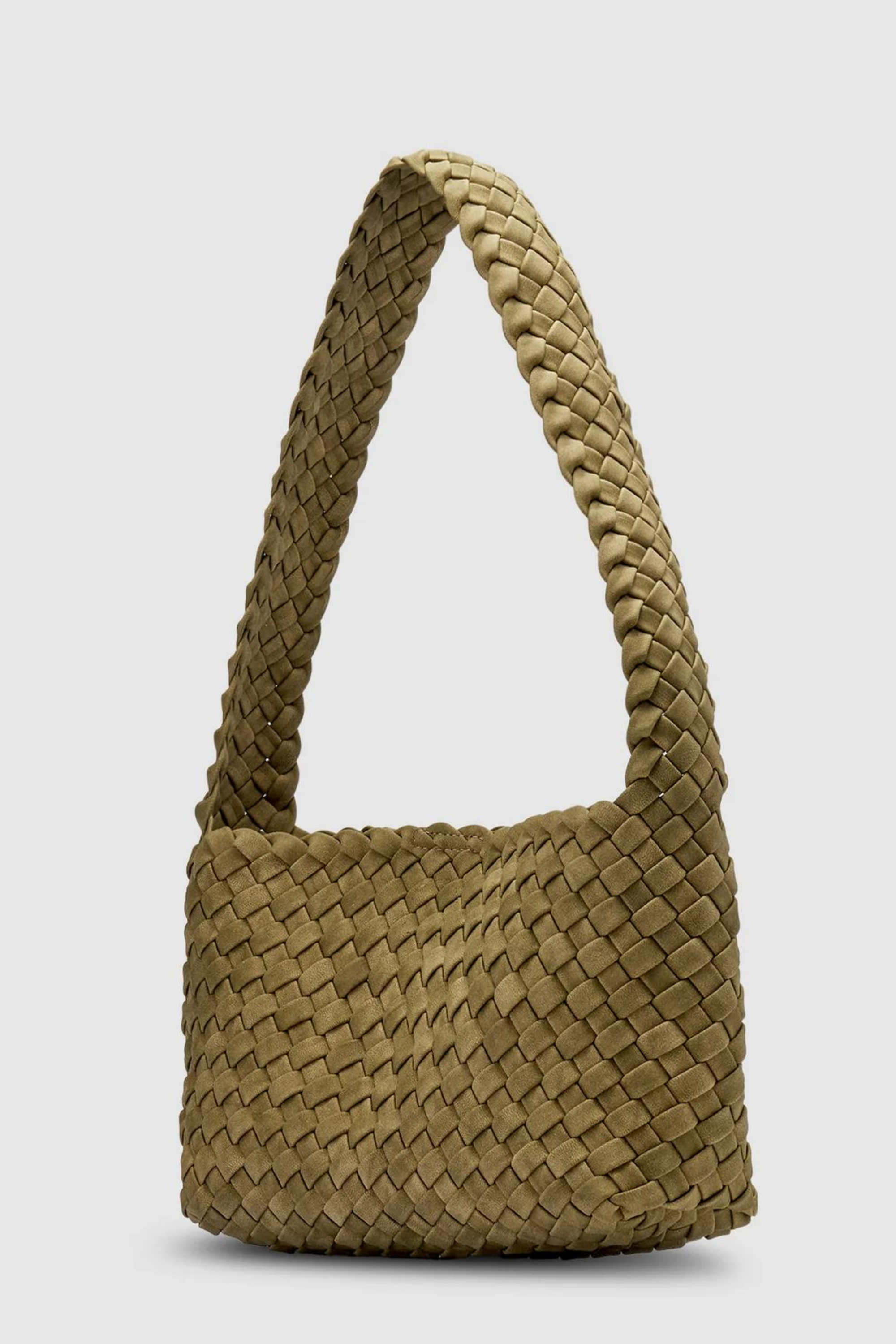 Luca Woven Shoulder Bag Moss