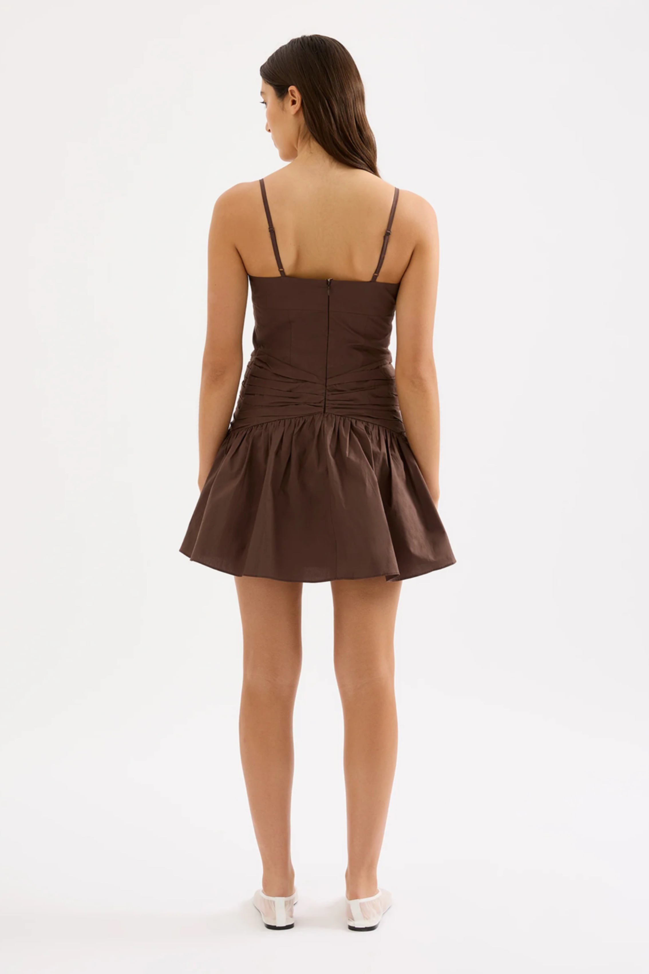 Skarla Mini Dress Chocolate