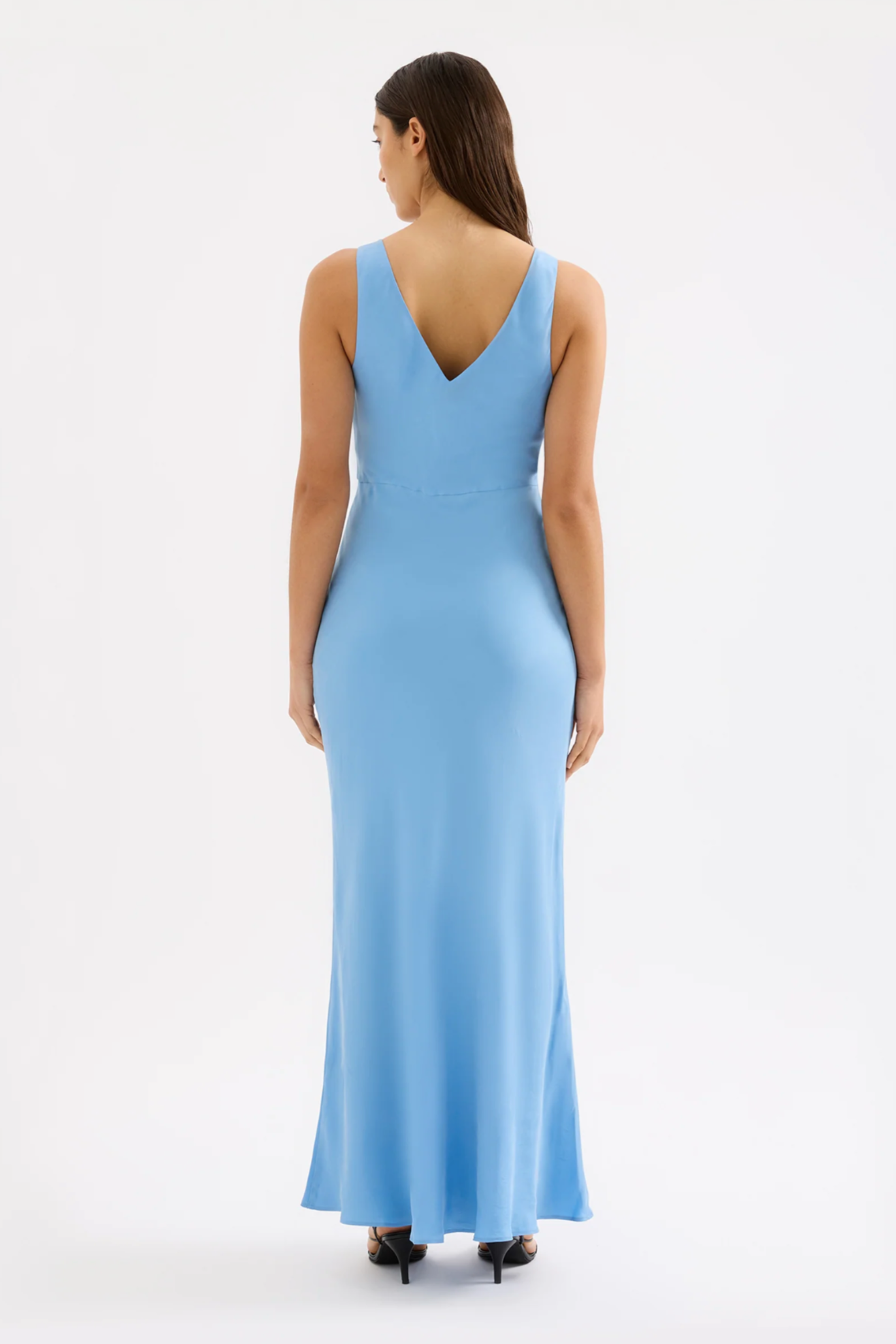 Harper Cupro Maxi Dress Grotto