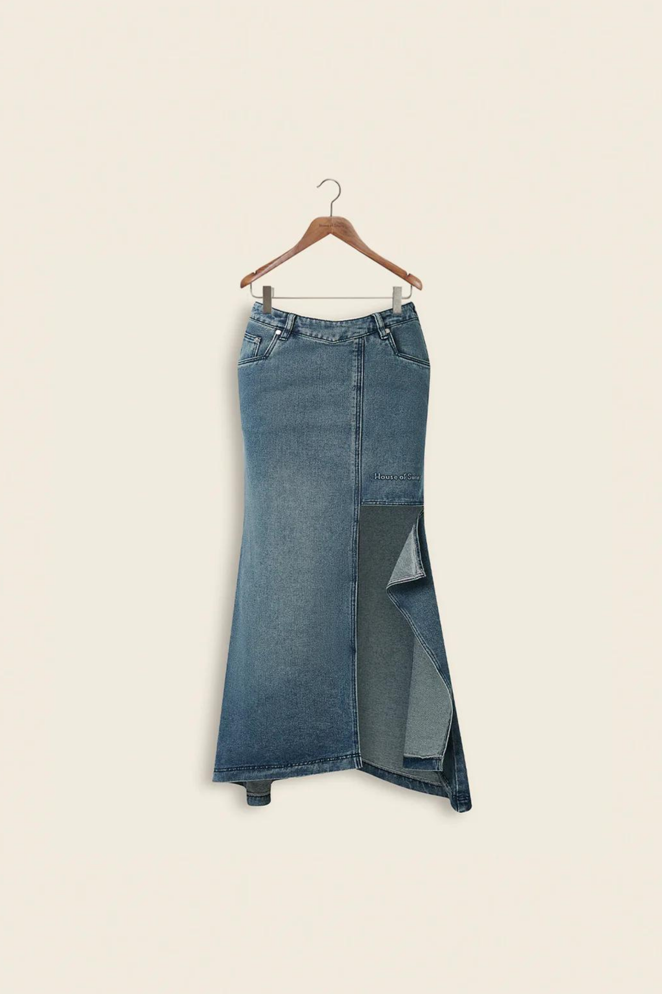 Cascade Skirt Denim