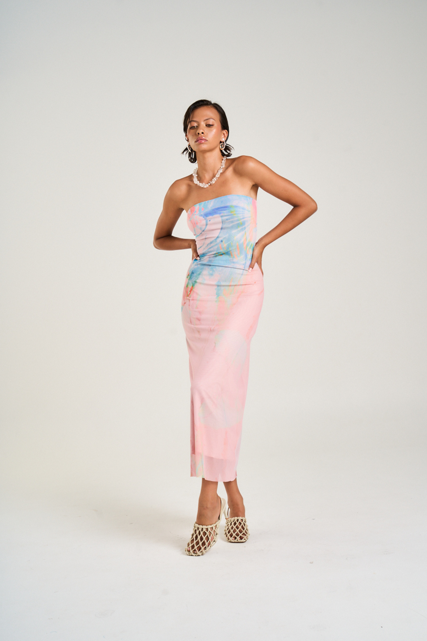 Strapless Mesh Dress Meduse Phase