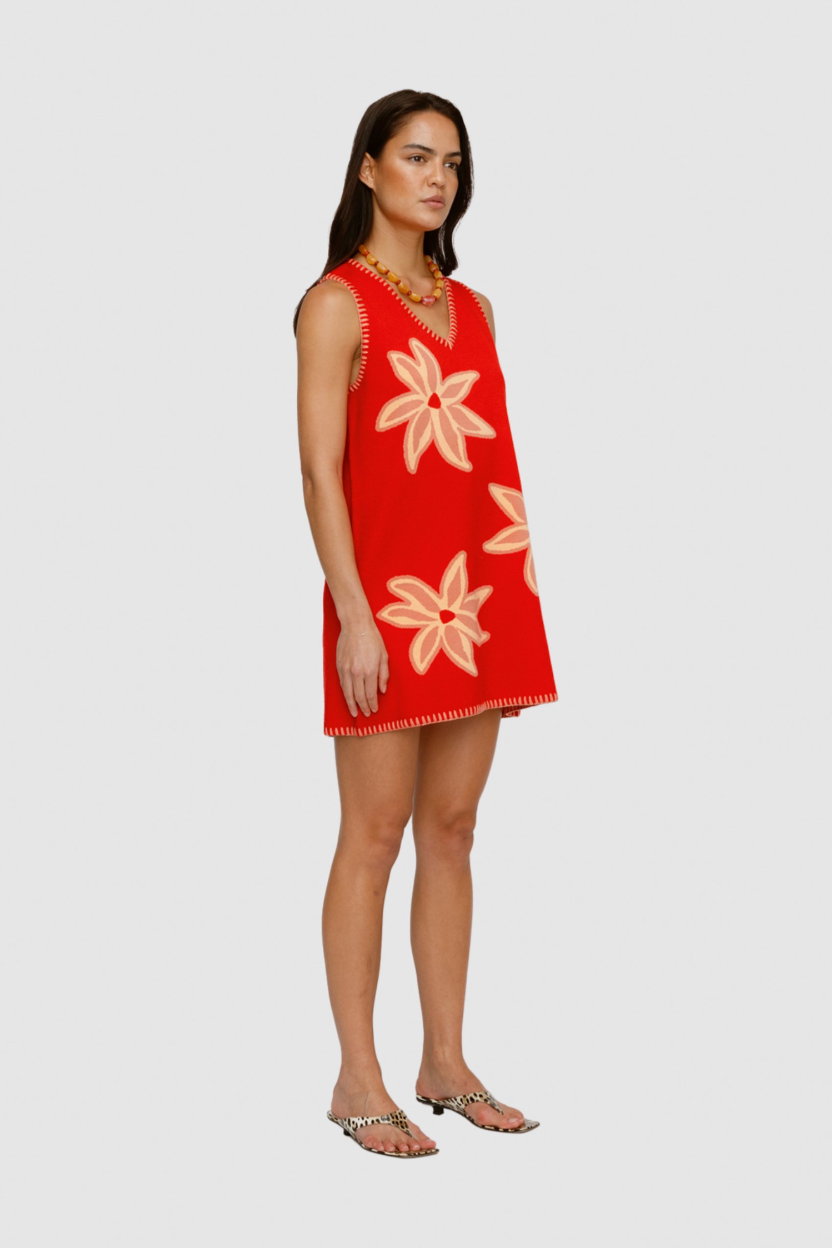 Aggie Mini Dress Rojo