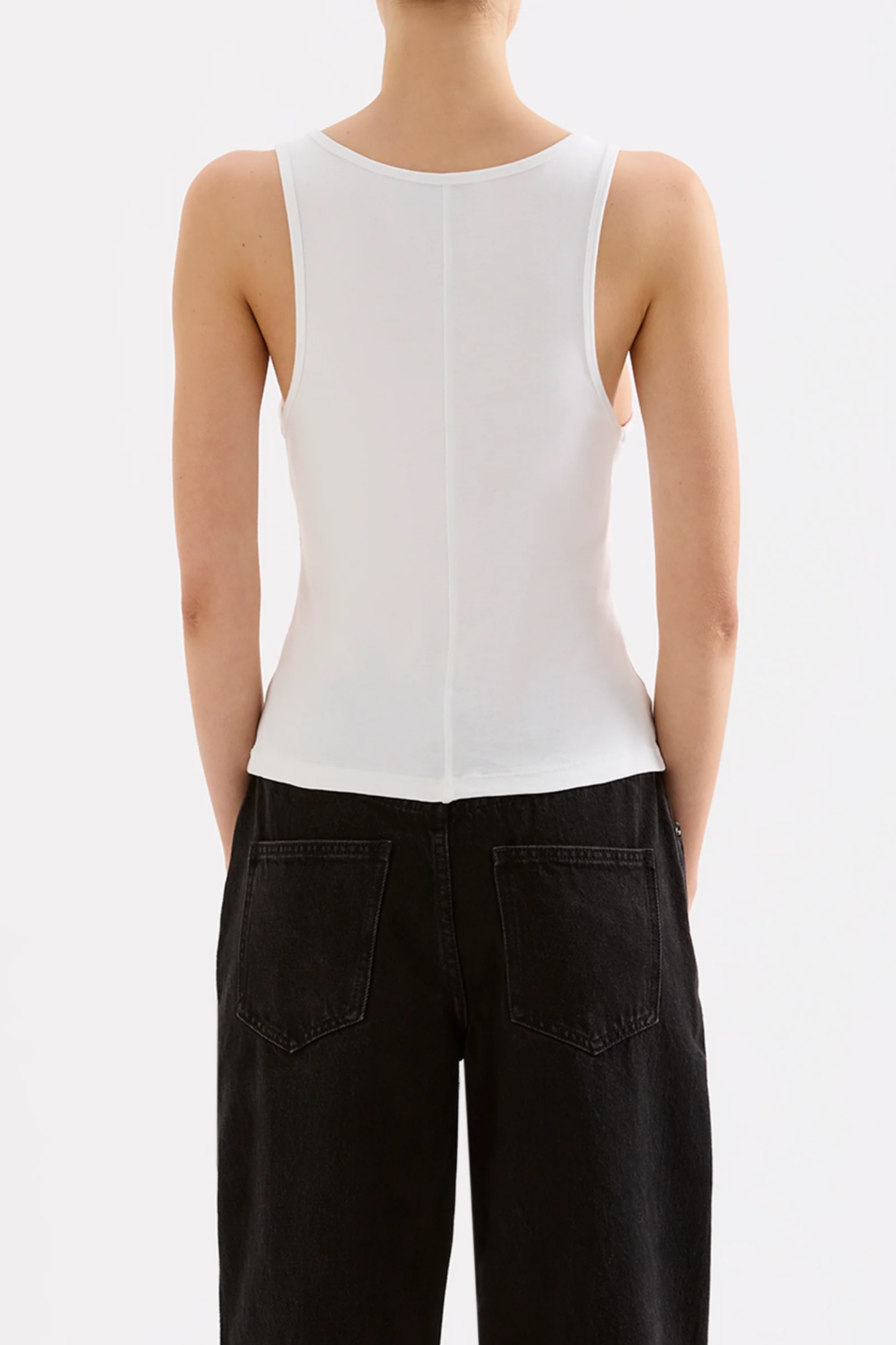 Organic 90's Singlet White