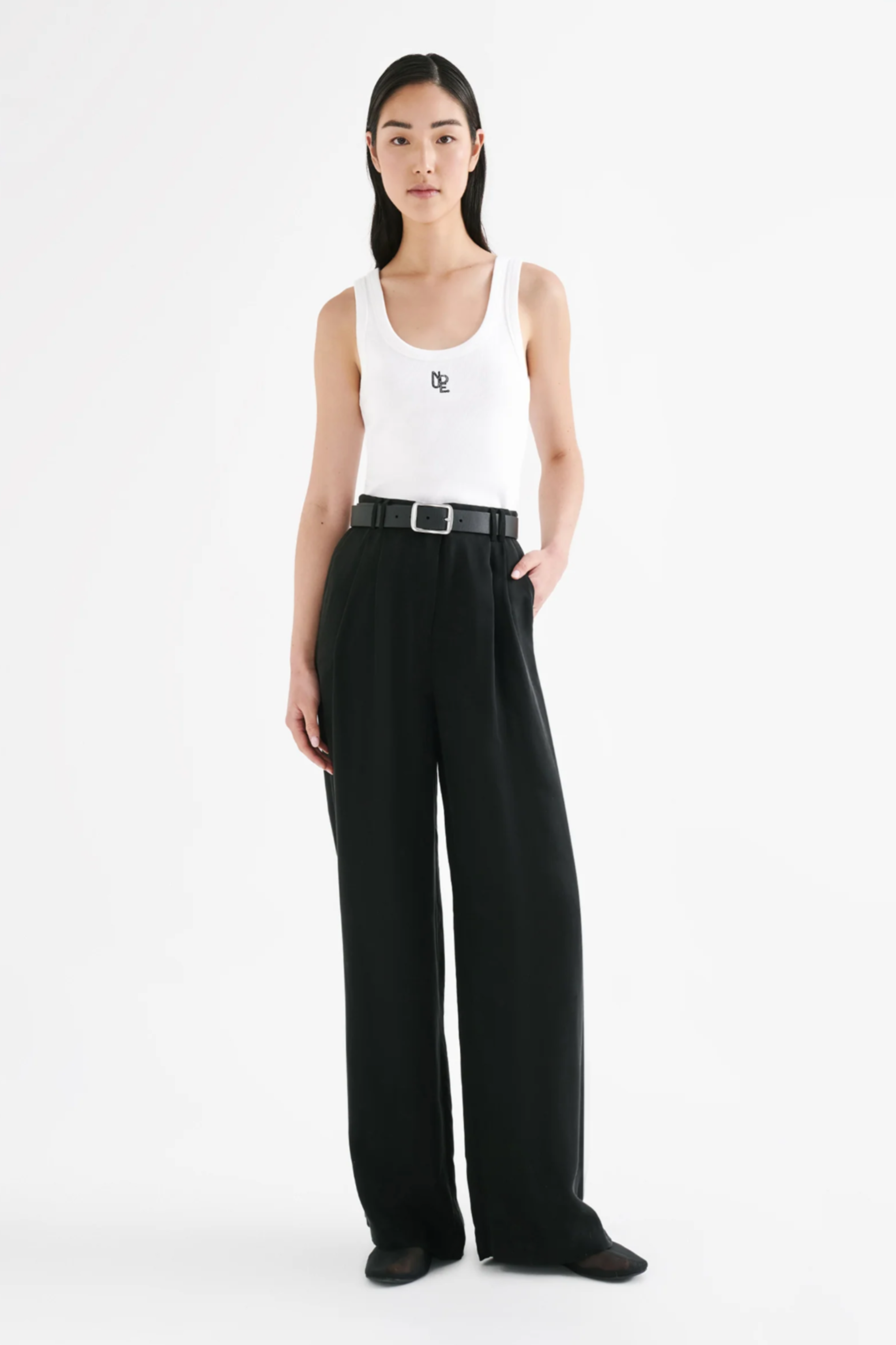 Lea Cupro Pant Black