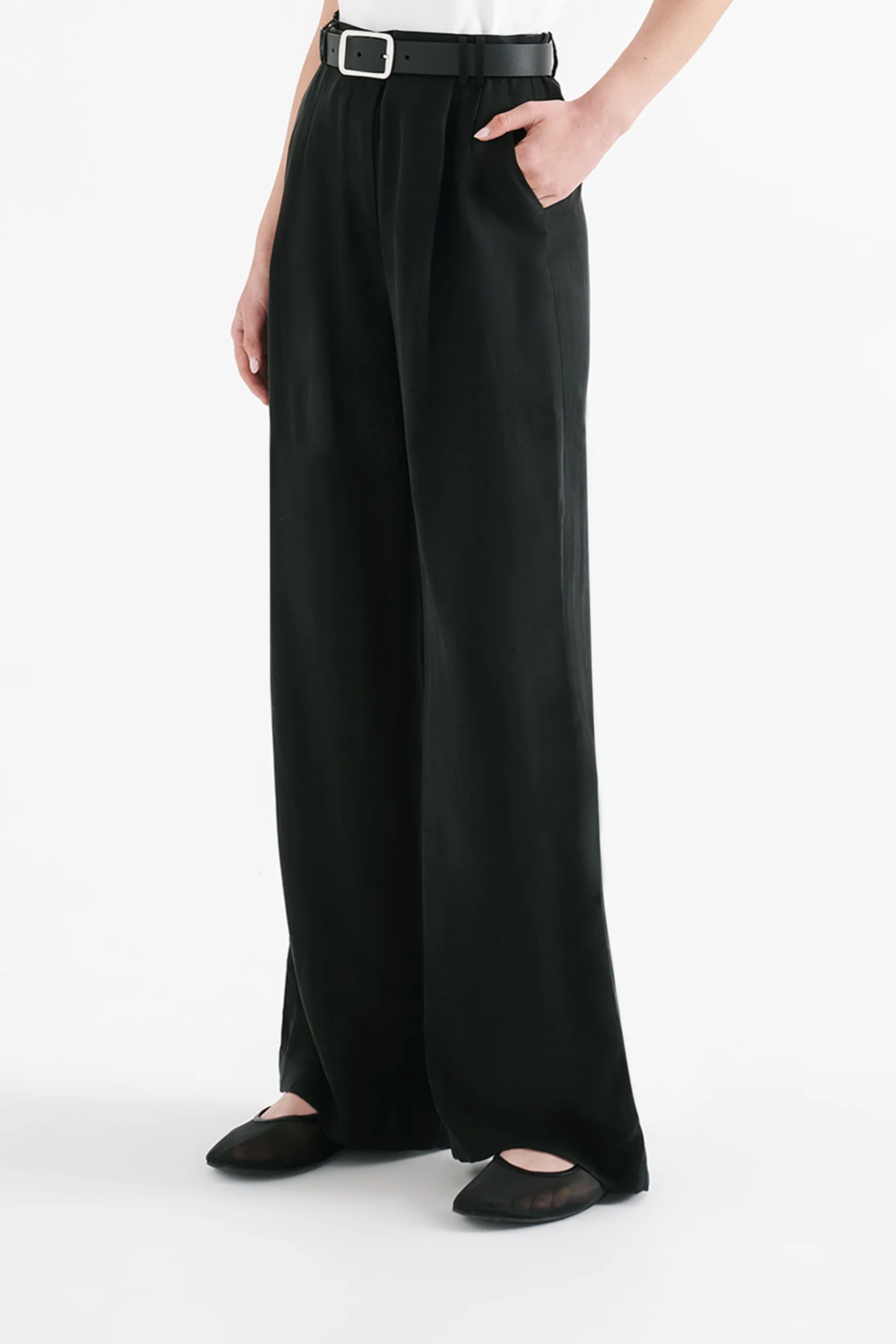 Lea Cupro Pant Black