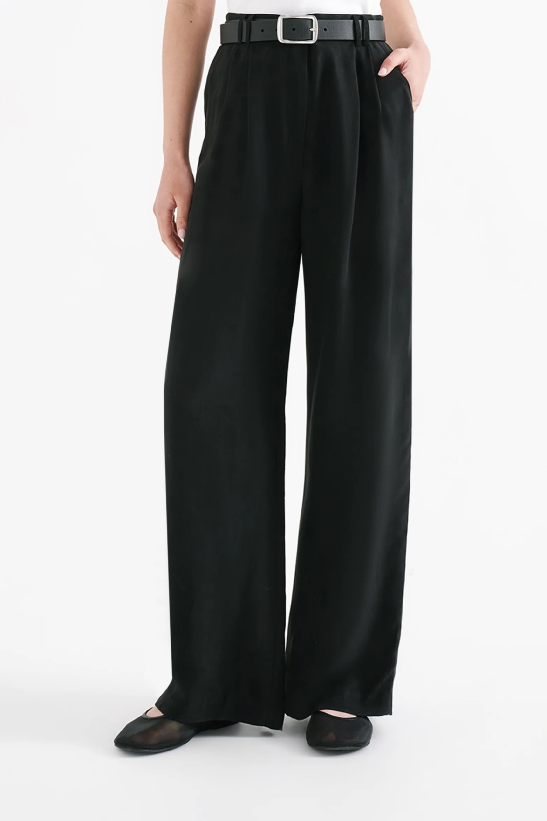 Lea Cupro Pant Black