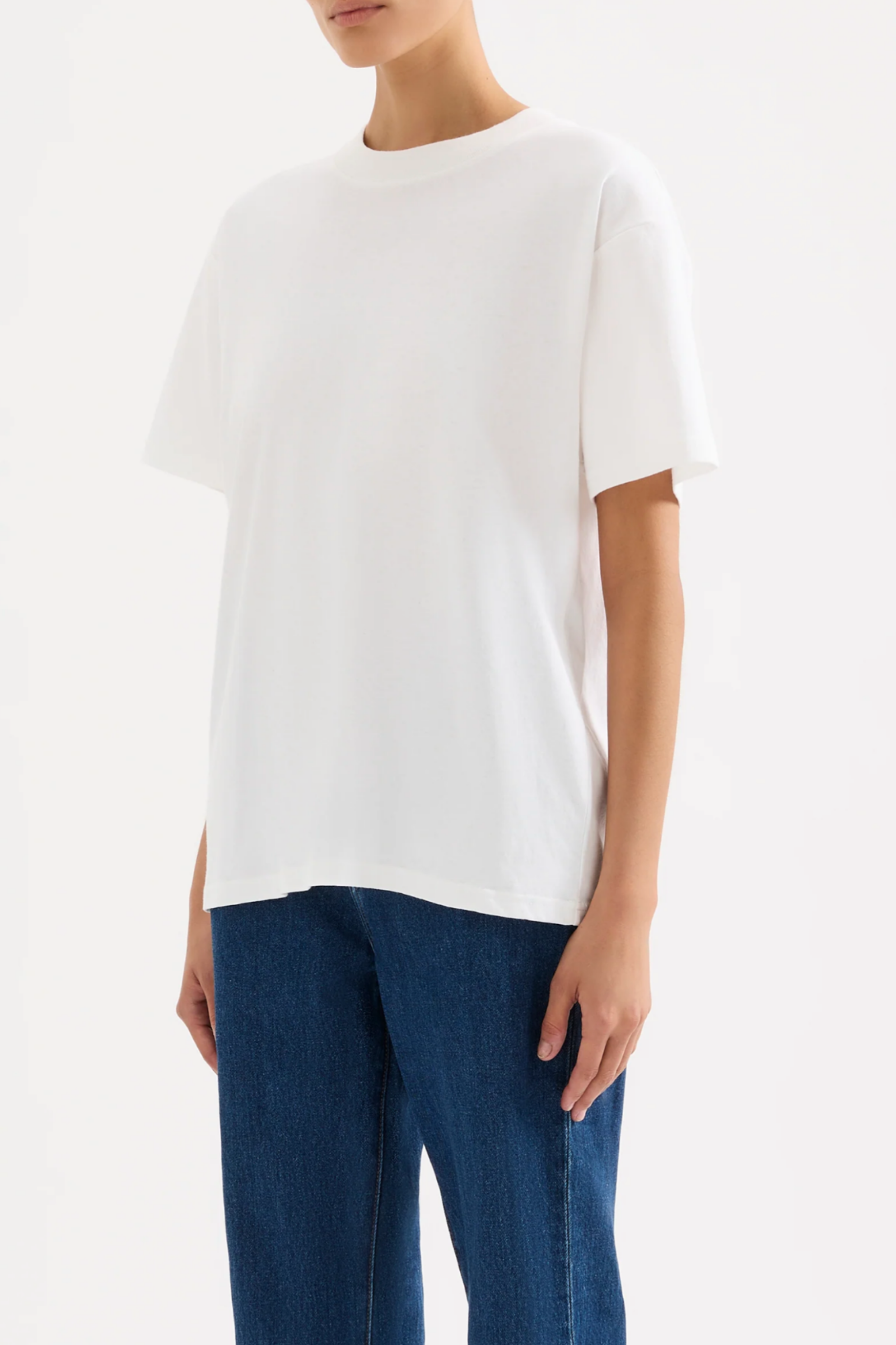 Organic Boyfriend Tee White