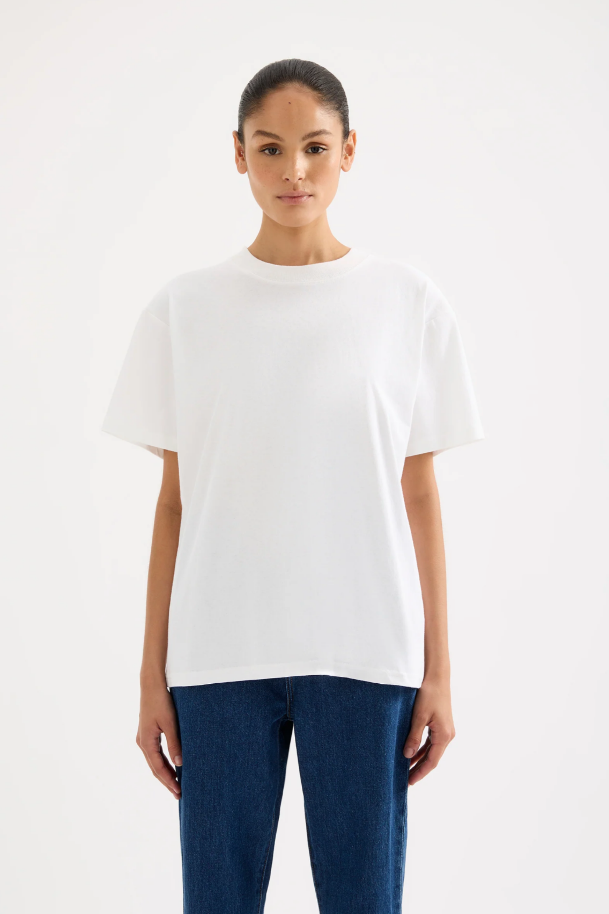 Organic Boyfriend Tee White
