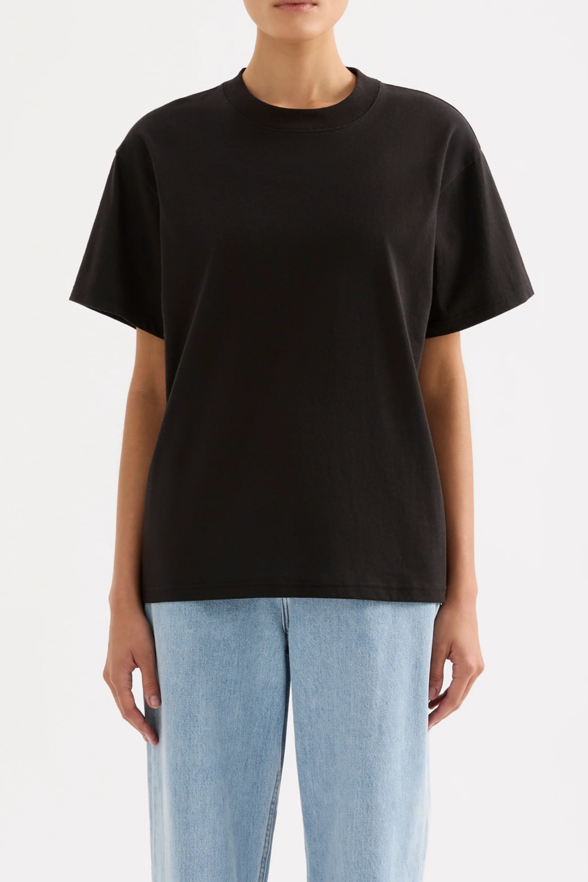 Organic Boyfriend Tee Black