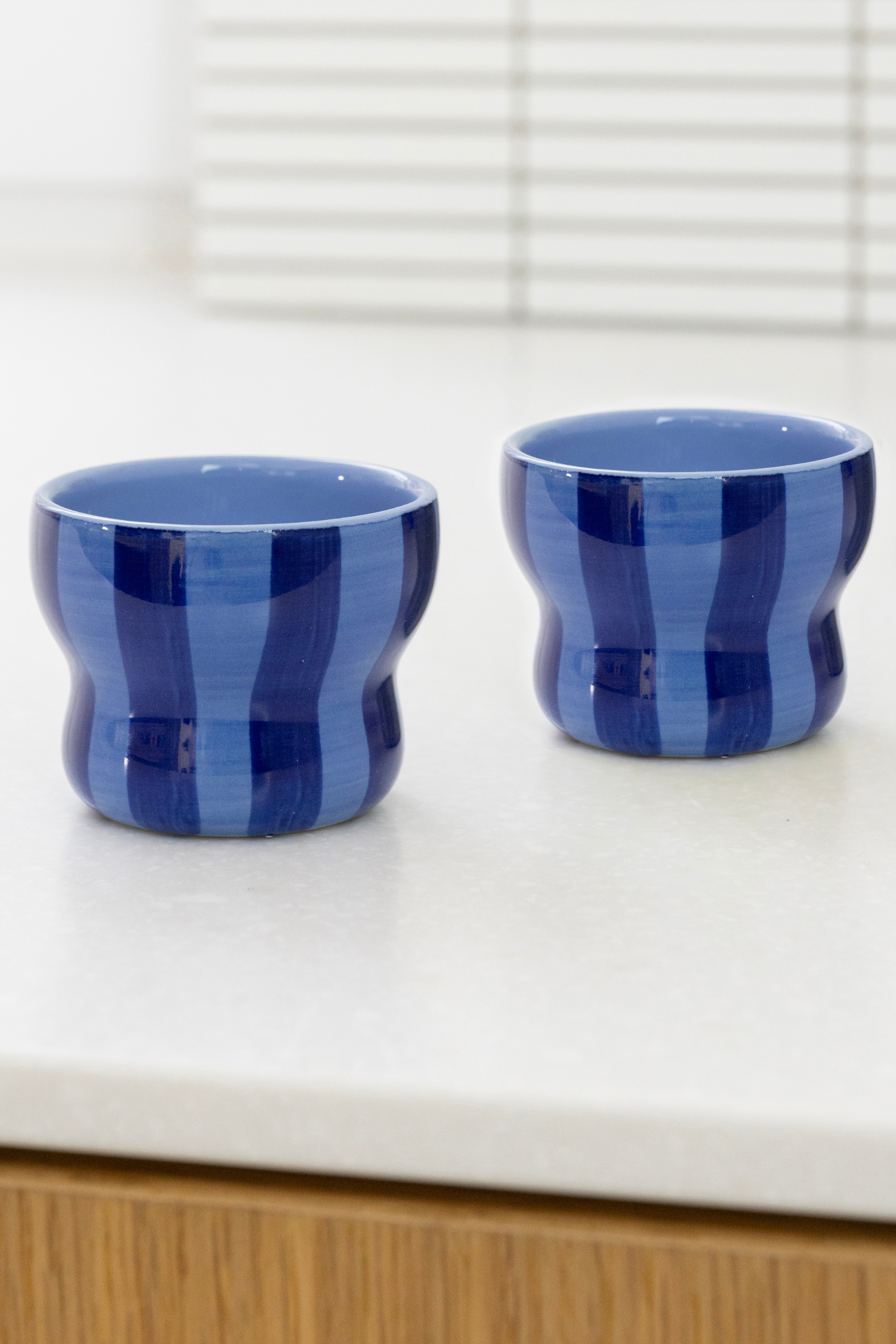 Mug Circus Large Blue Set of 2