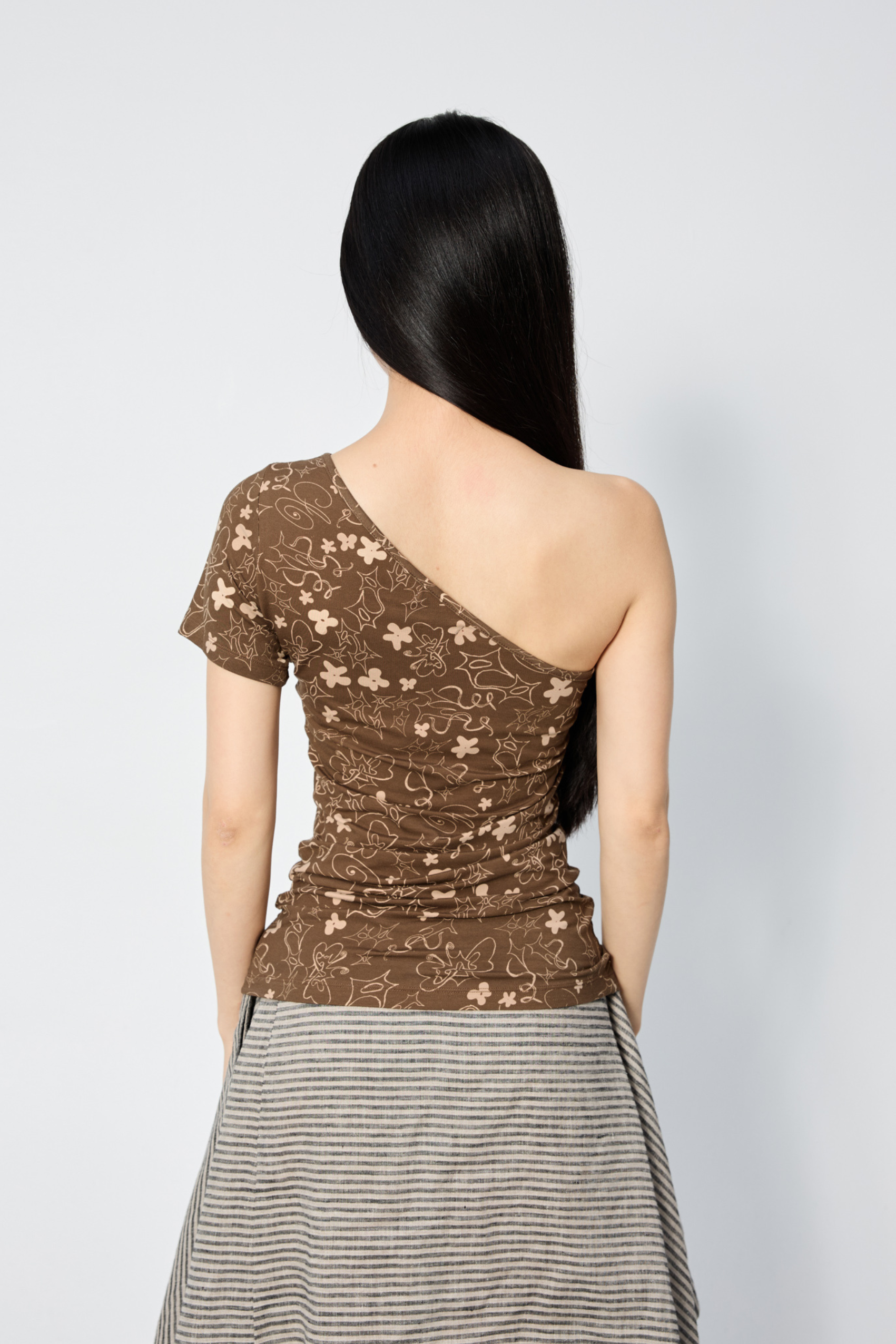 Asymmetric Tee Muddy Scribbles