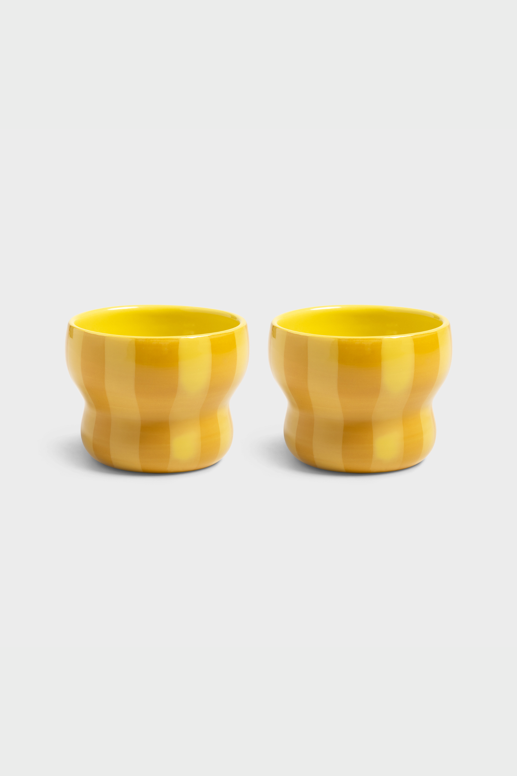 Mug Circus Large Yellow Set of 2