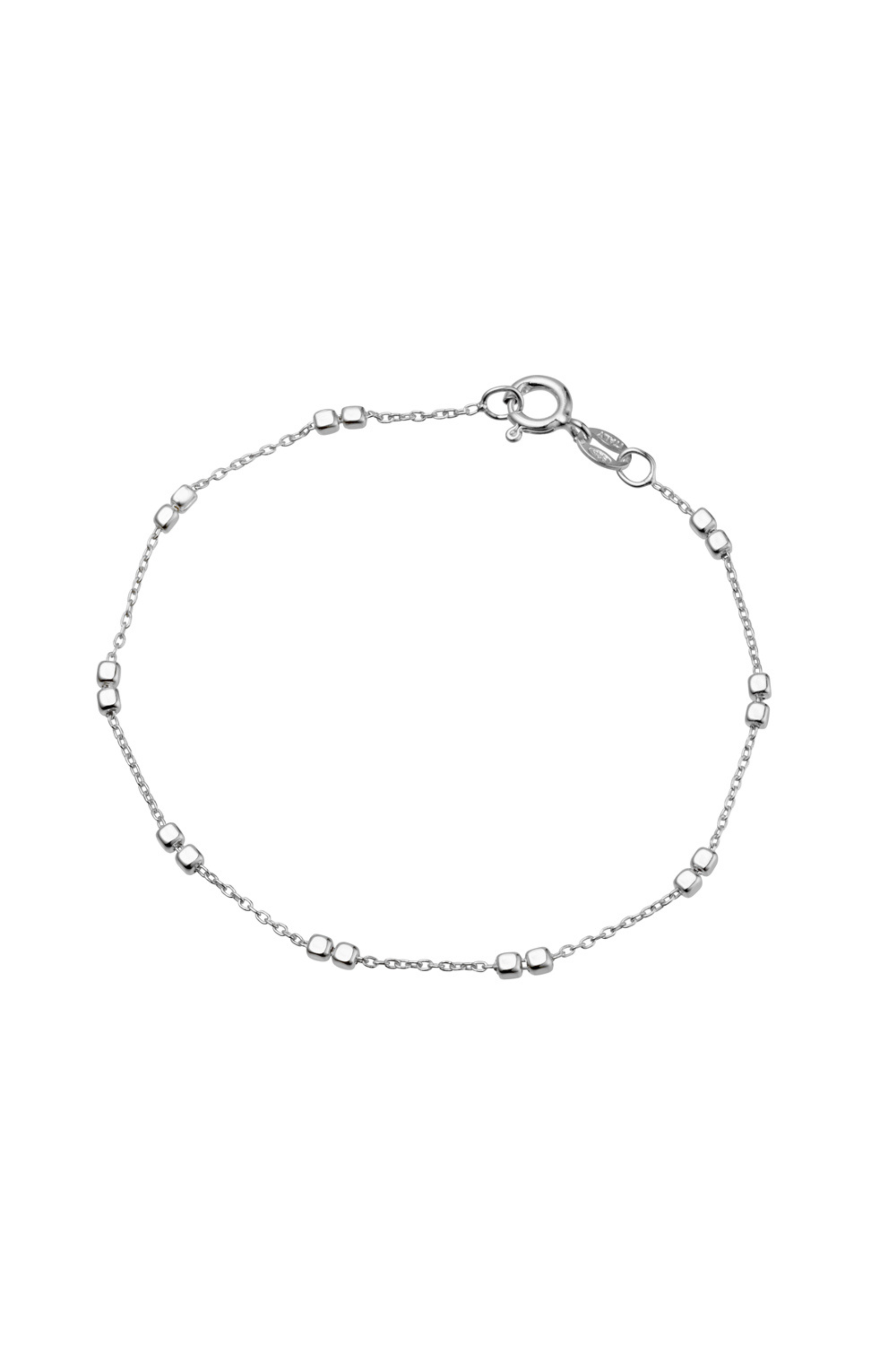 Cube Fine Link Bracelet